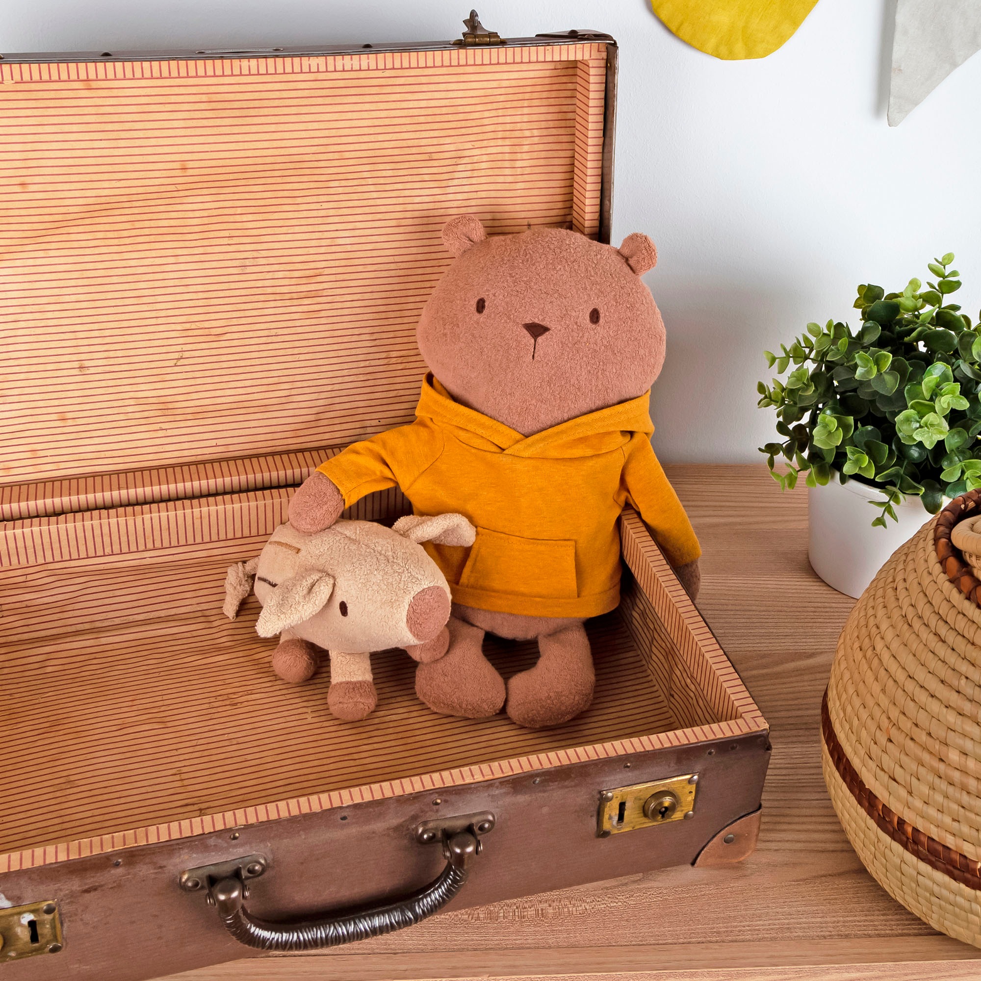 Sigikid Kuscheltier »Mister O'Lui Kuschelfreunde - Mister O'Lui gelber Hoodie«