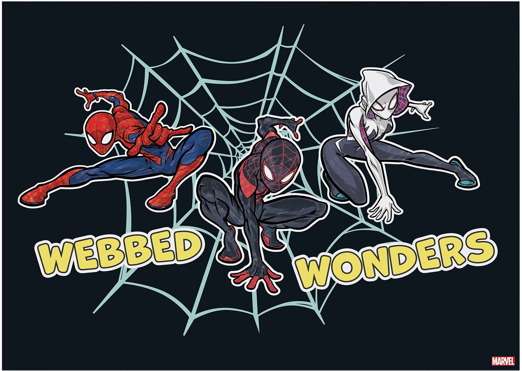 MARVEL Leinwandbild »Marvel Webbed Wonders«, (1 St.)