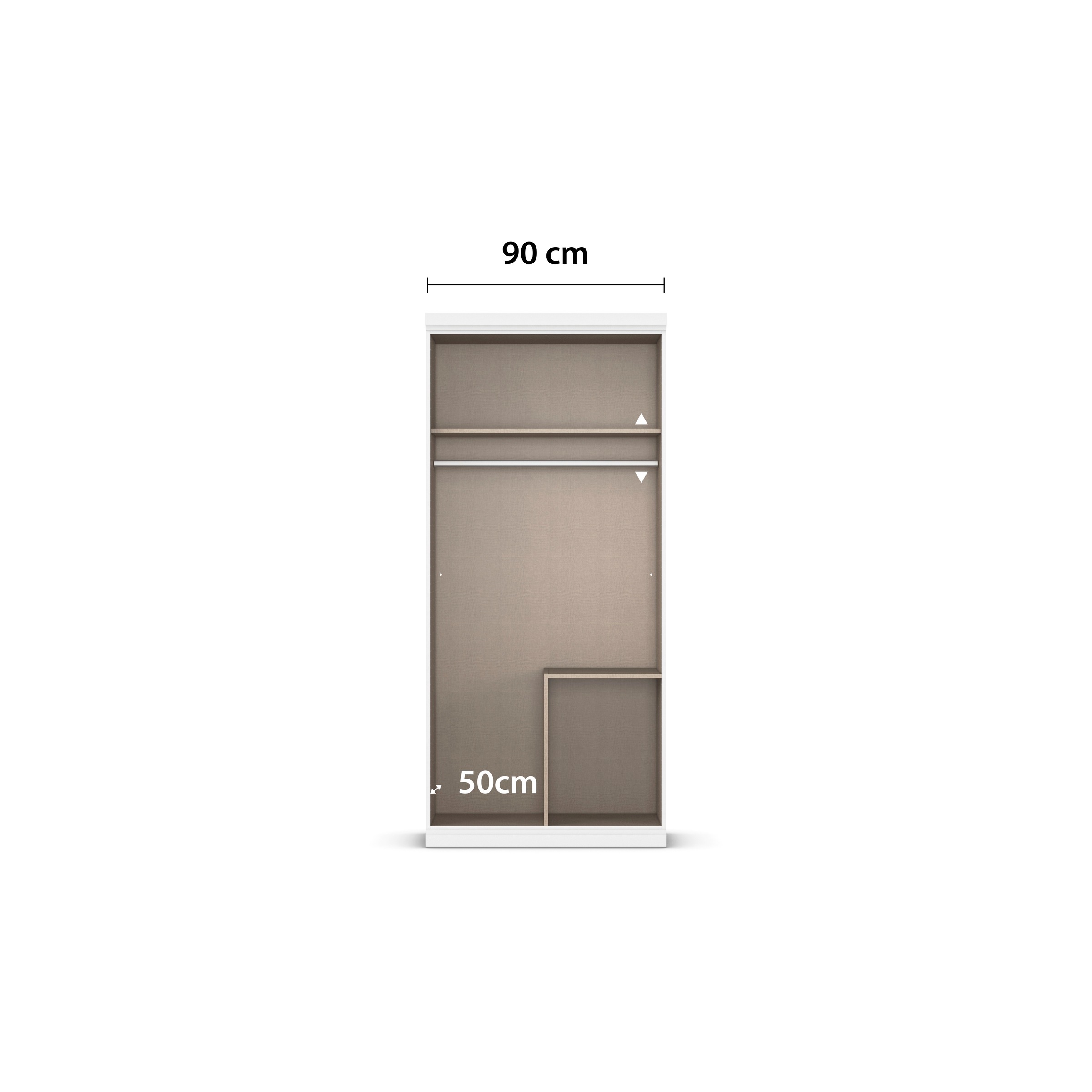 rauch Kleiderschrank »Marlene«, (in 3 verschiedenen Ausstattungen BASIC/CLASSIC/PREMIUM), in 3 Breiten 91/136/181 cm im Landhaus-Stil MADE IN GERMANY