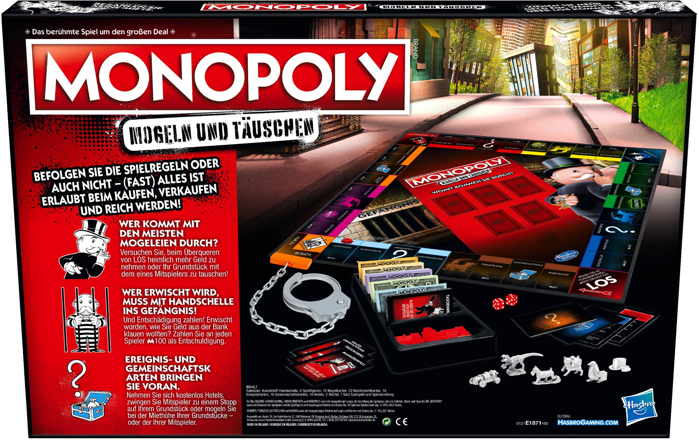 Hasbro Spiel »Monopoly Mogeln und Täuschen«, Made in Germany