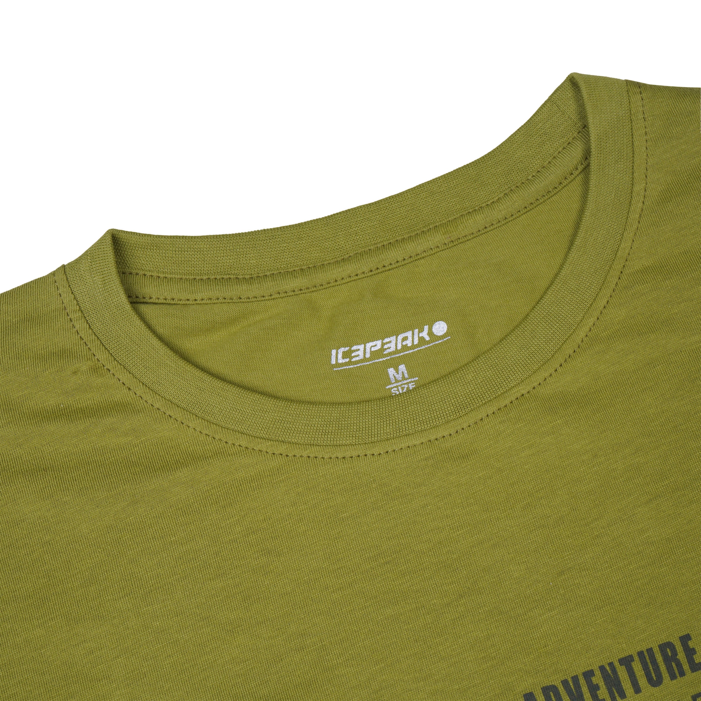 Icepeak T-Shirt »MOSBACH« mit Print, aus Baumwolle, klassischer T-Shirt-Schnitt