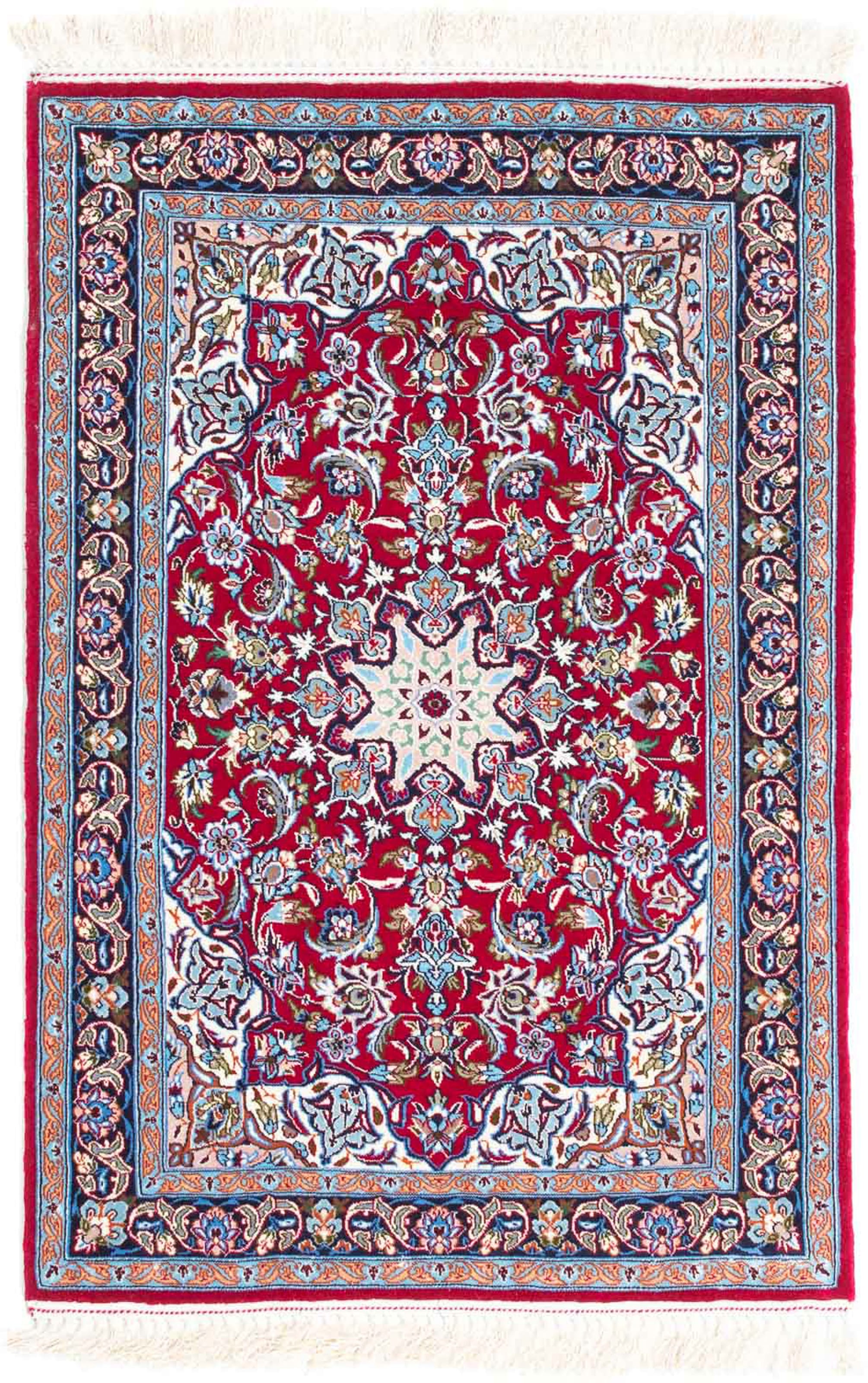 morgenland Orientteppich »Perser - Isfahan - Premium - 107 x 69 cm - rot«, günstig online kaufen