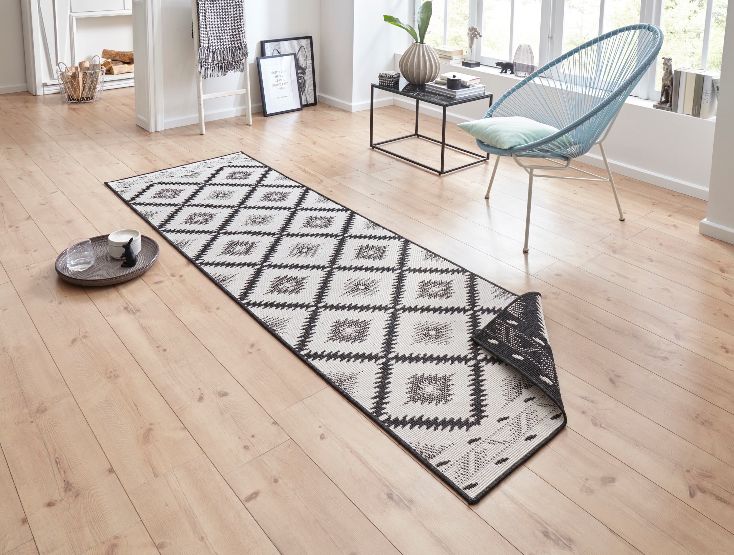 NORTHRUGS Teppich »Malibu Wendeteppich«, rechteckig, 5 mm Höhe, In-& Outdoo günstig online kaufen