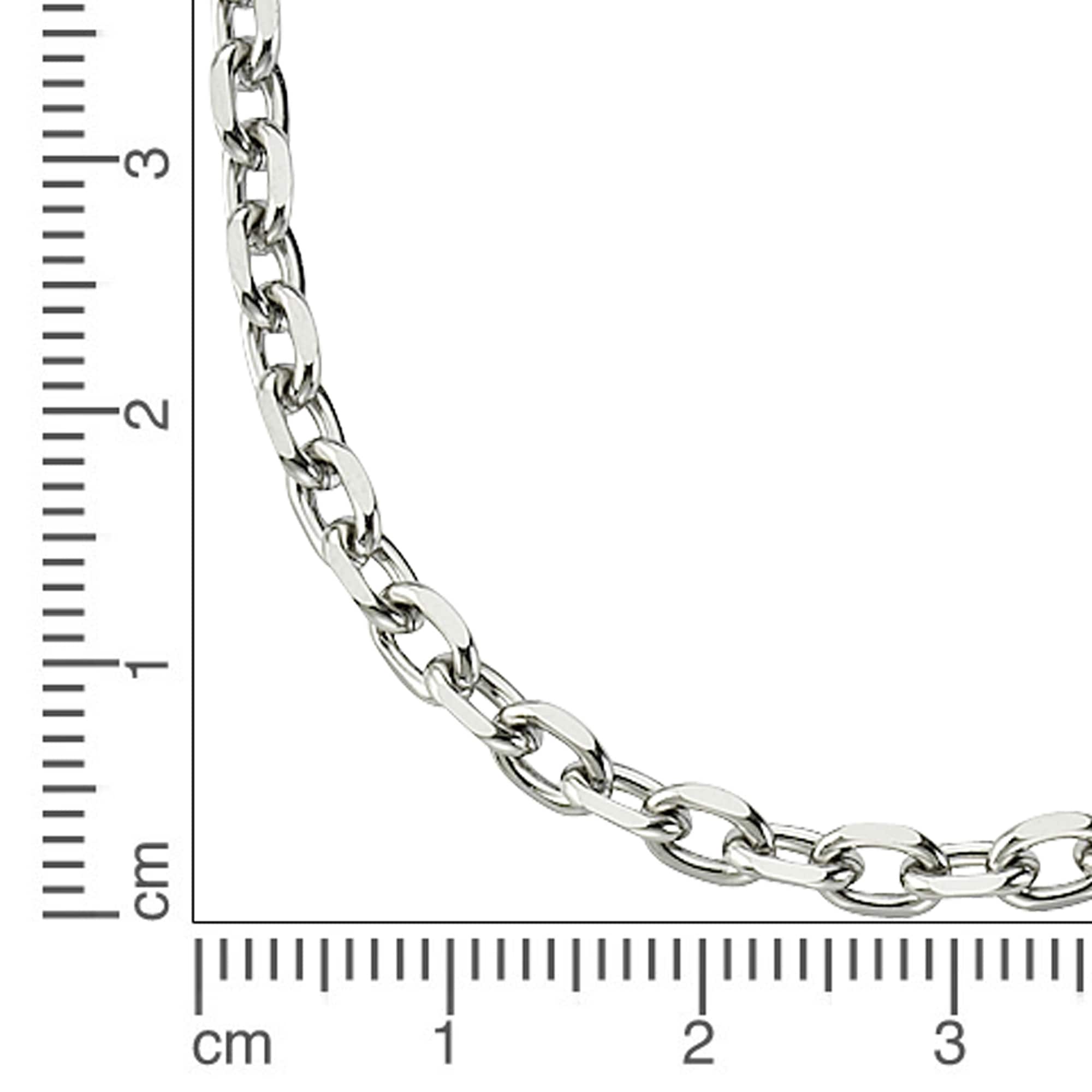 Zeeme Collierkettchen »Edelstahl Ankerkette 4mm breit«