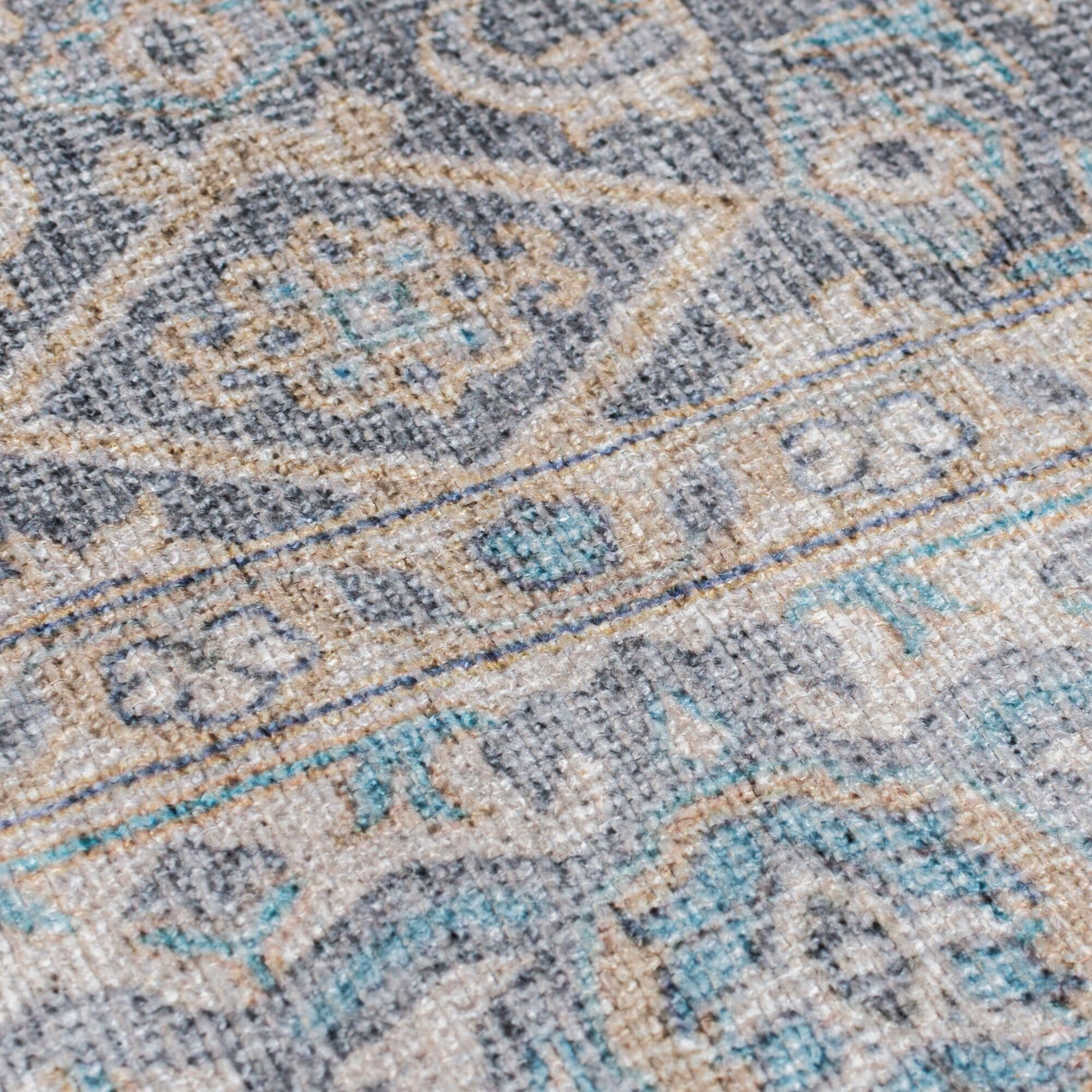 FLAIR RUGS Teppich »Corin«, rechteckig, 4 mm Höhe, Waschbarer Traditioneller Teppich