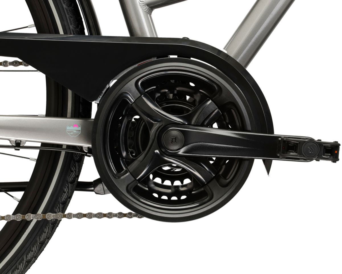 Kross Trekkingrad »Damen-Trekkingrad 28" Trans 3.0 Silberfarben 24 Gänge« 24 Gang Shimano ACERA M3020 Schaltwerk Kettenschaltung