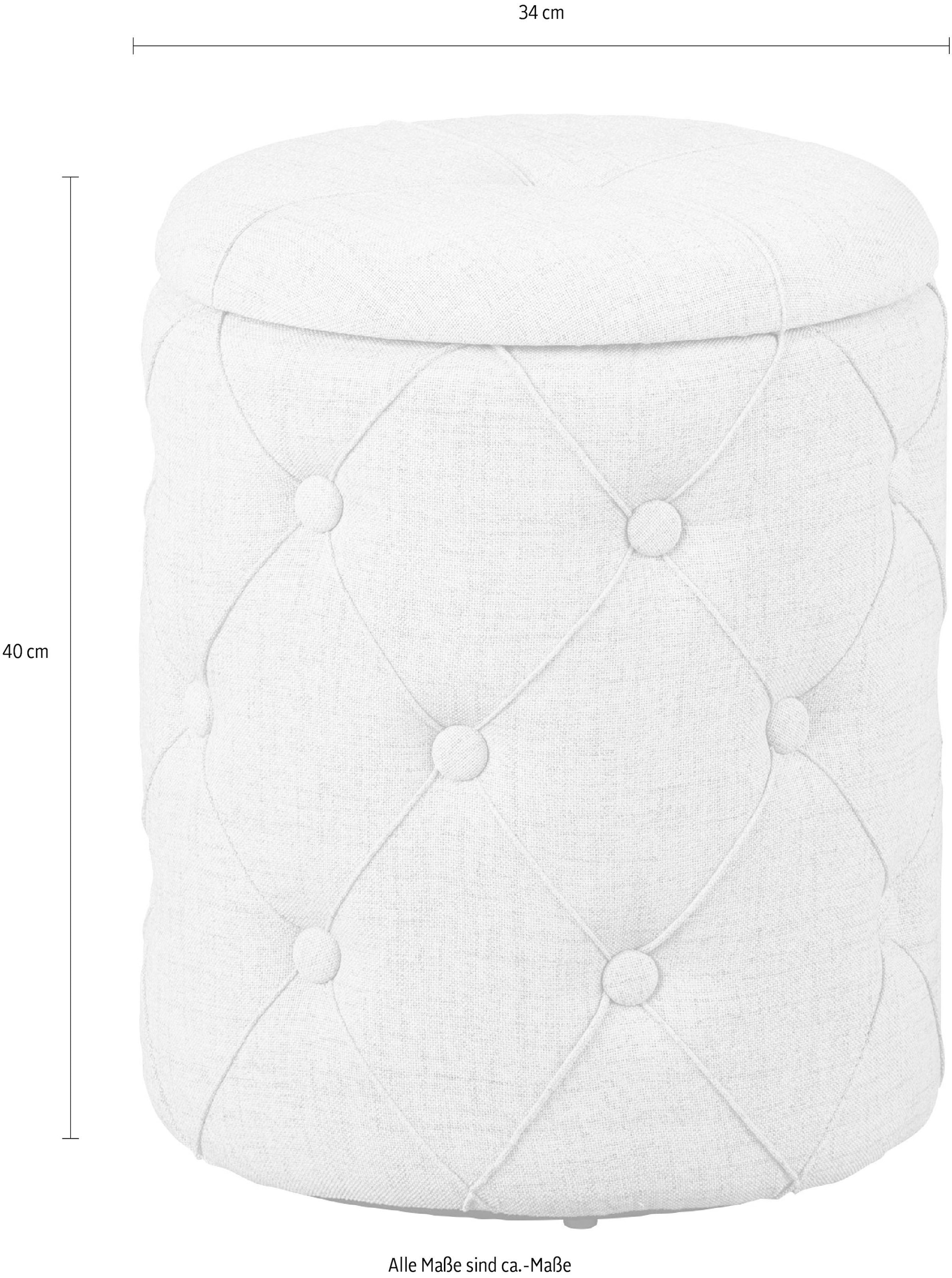 Inter Link Hocker »Yapak« Pouf mit Stauraum