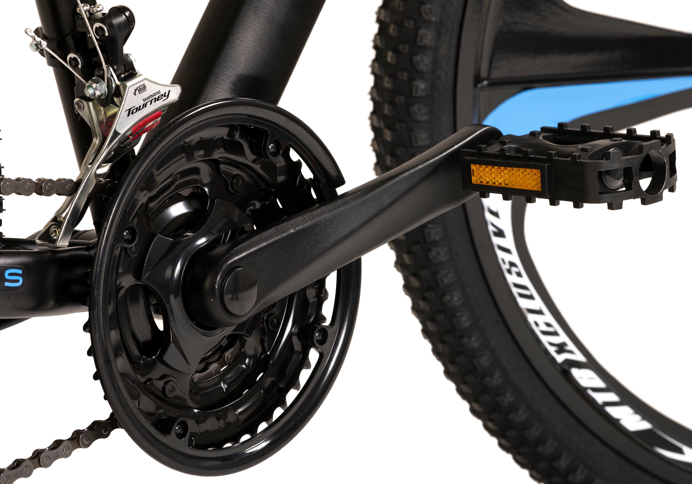 WYLD Mountainbike »Mountainbike Hardtail 29'' Sharp Schwarz-Blau 21 Gänge«, 21 Gang, Kettenschaltung