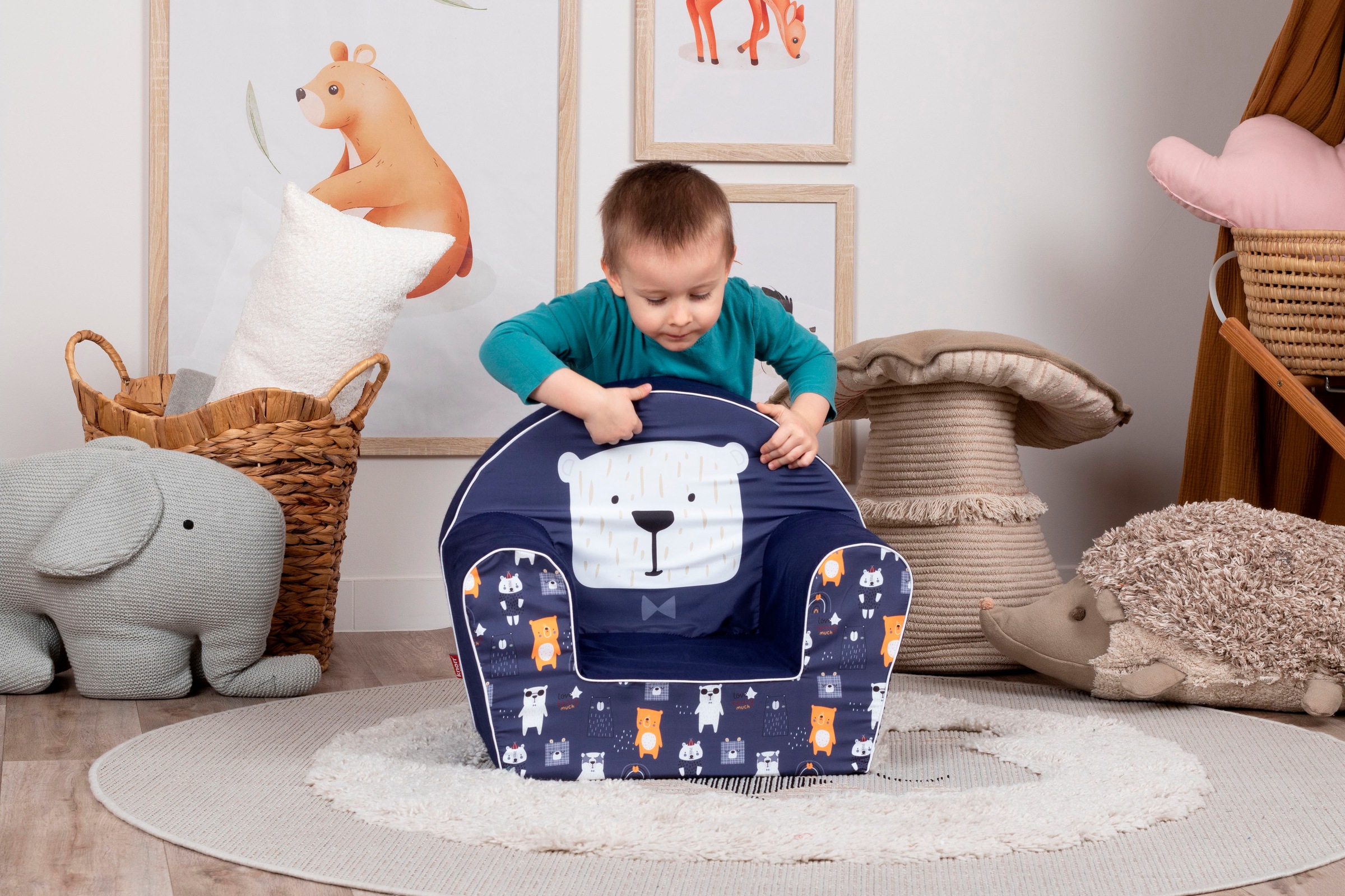 Knorrtoys® Sessel »Pretty bear«, für Kinder; Made in Europe