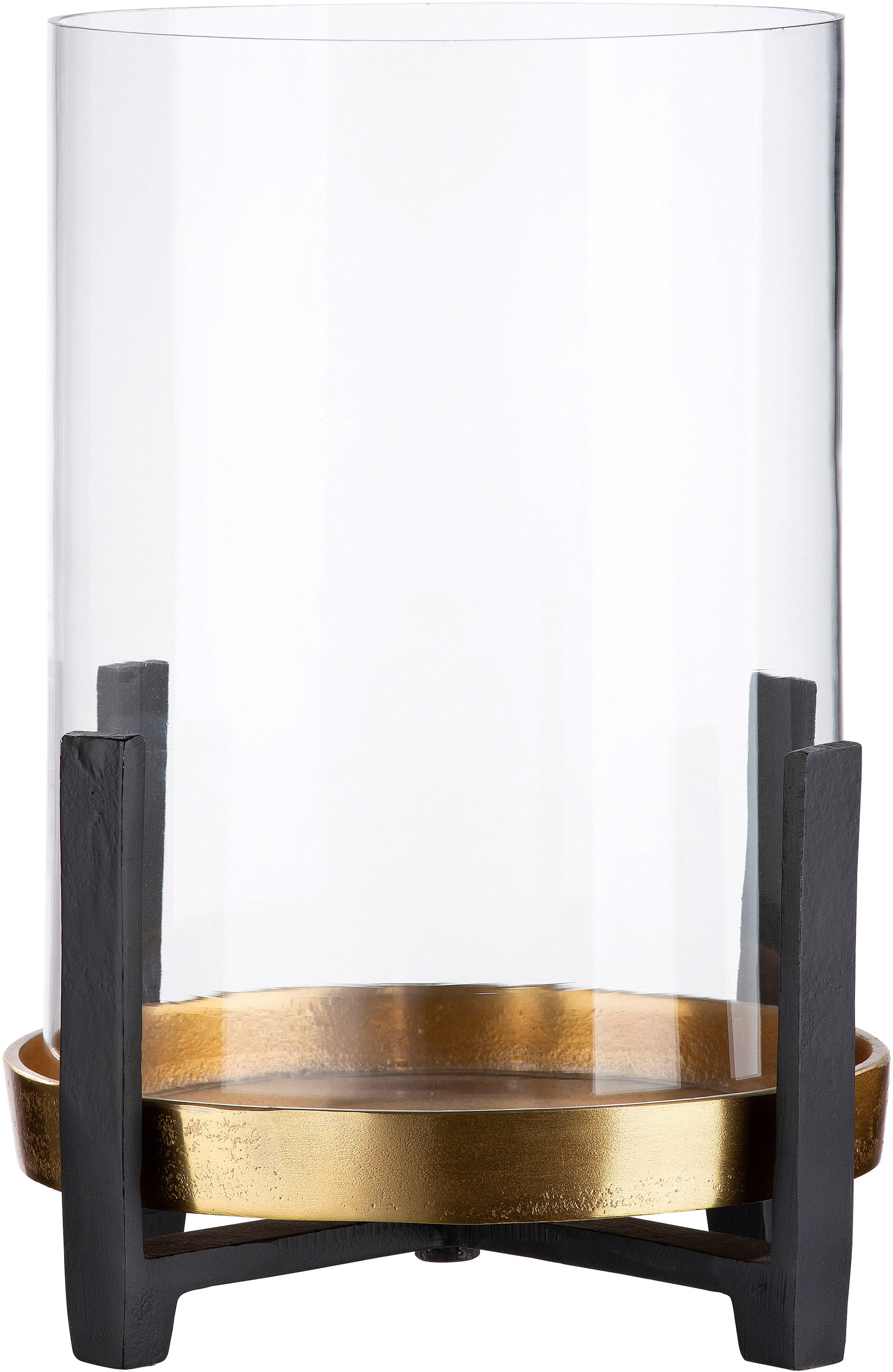 GILDE Windlicht »Nuro« aus Aluminium, mit Glaseinsatz günstig online kaufen