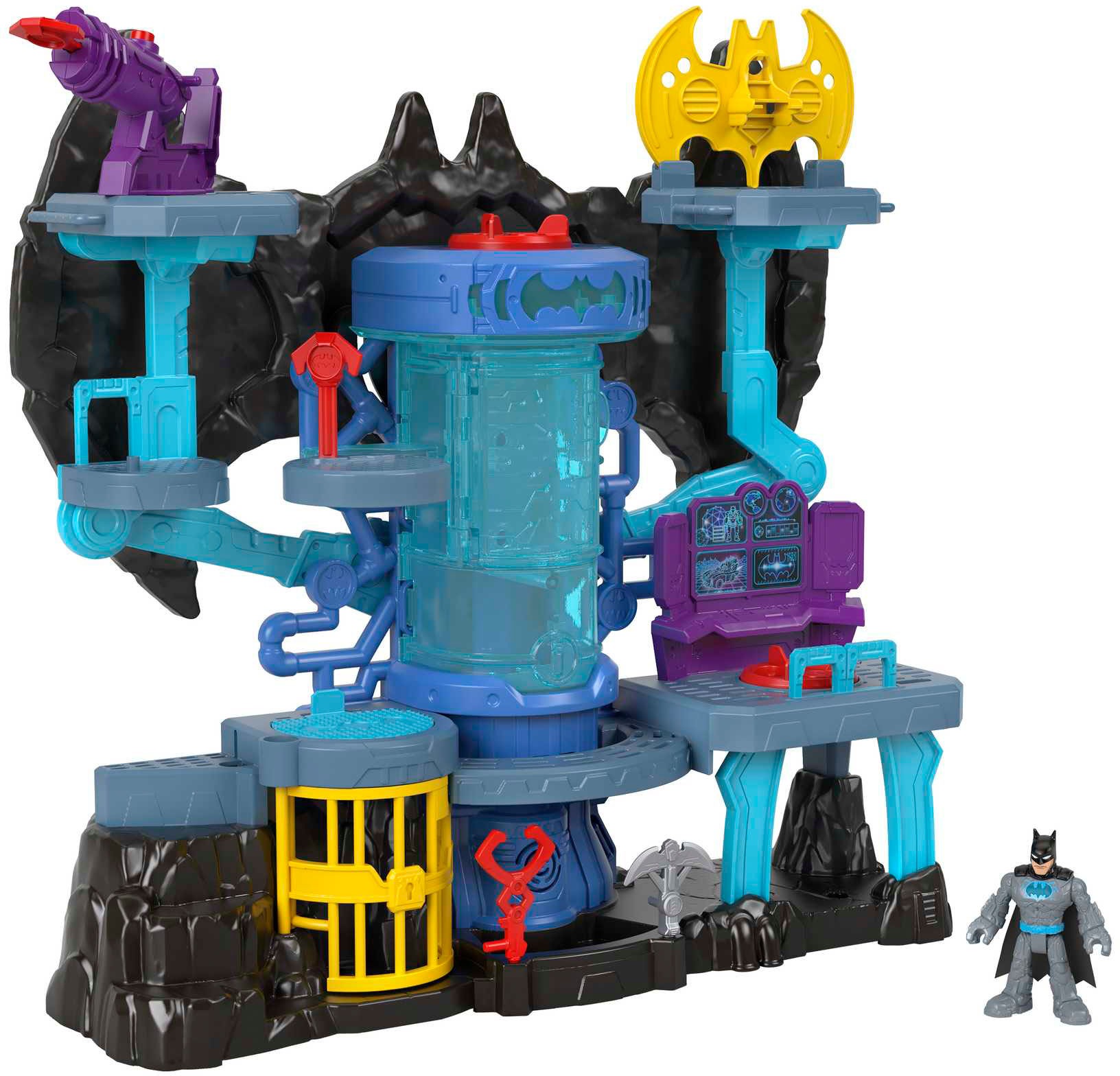 Mattel® Spielwelt »Imaginext DC Super Friends Bat-Tech Batcave«, inklusive Batman-Figur, Licht und Sound