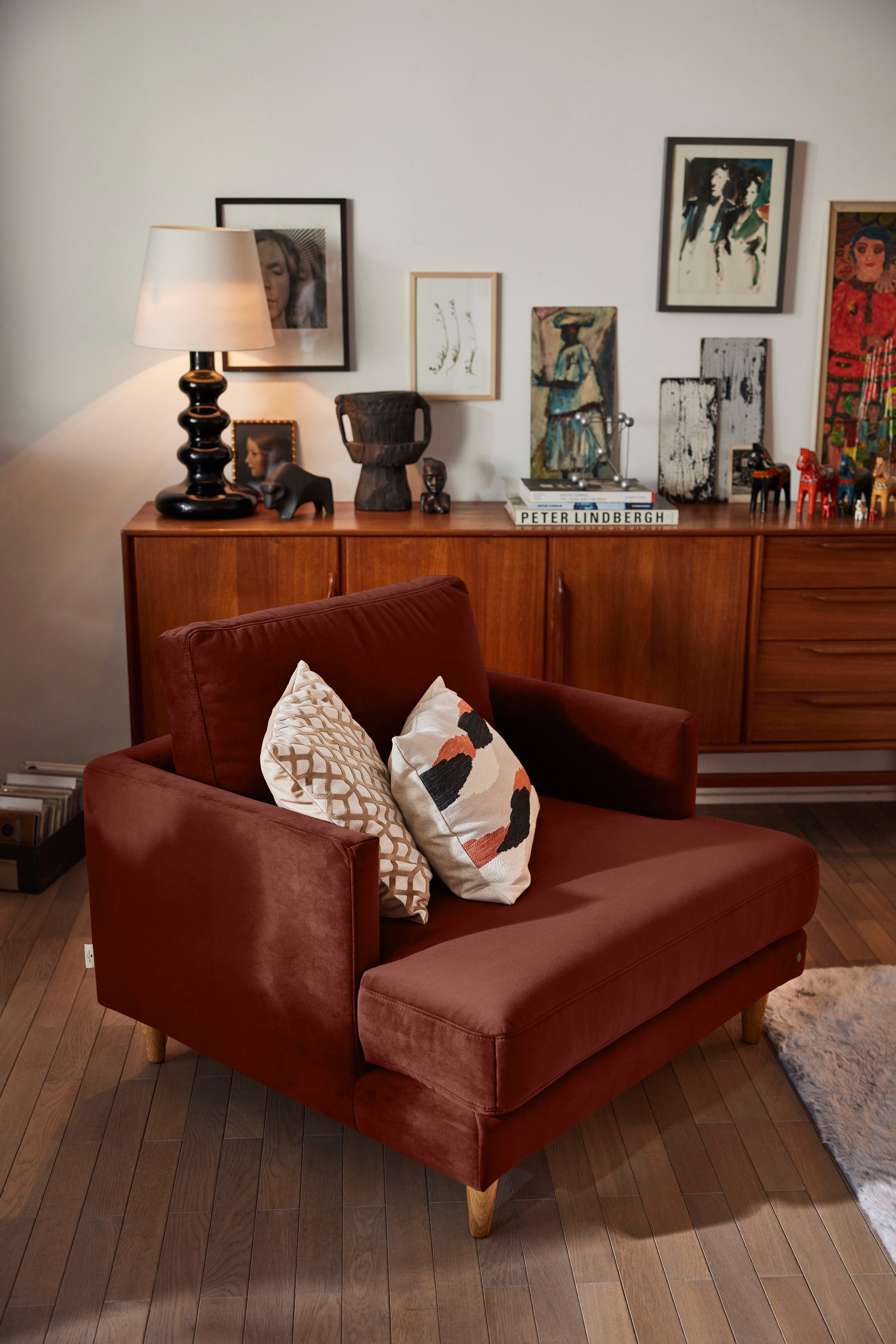 TOM TAILOR HOME Loungesessel »WESTCOAST«, mit schmalen Armlehnen, Breite 10 günstig online kaufen