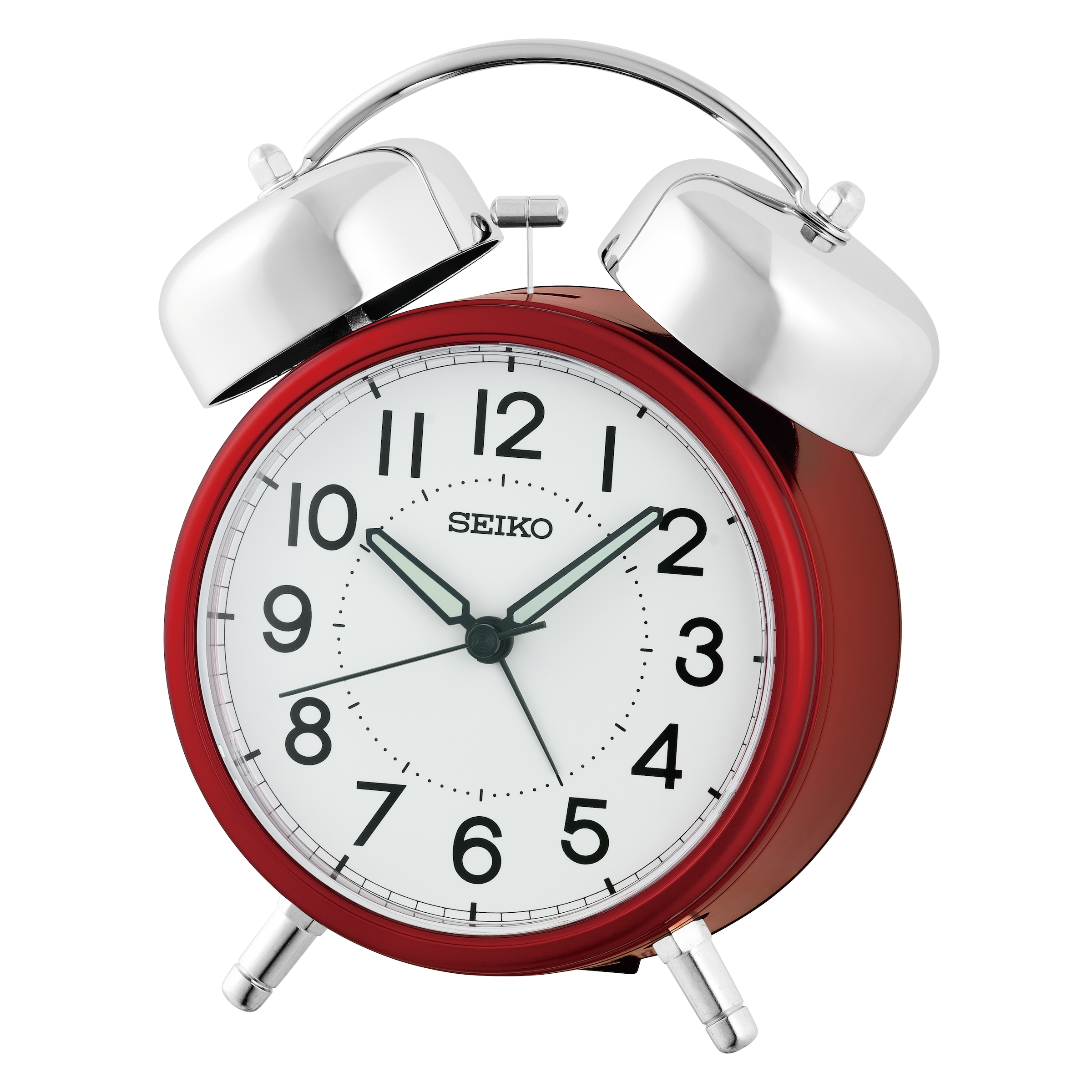 Seiko Quarzwecker Glockenwecker, Schlafzimmer, durchlaufende Sekunde, Beleu günstig online kaufen