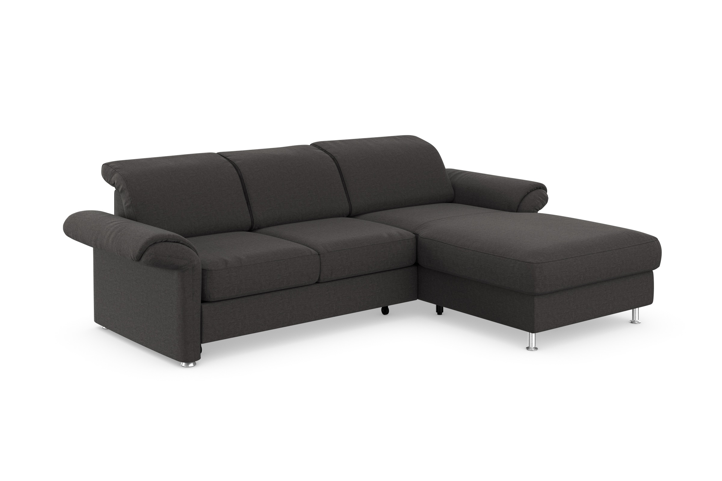 sit&more Ecksofa »Apulia L-Form«, wahlweise Bettfunktion, Bettkasten und Kopf- und Armteilverstellung