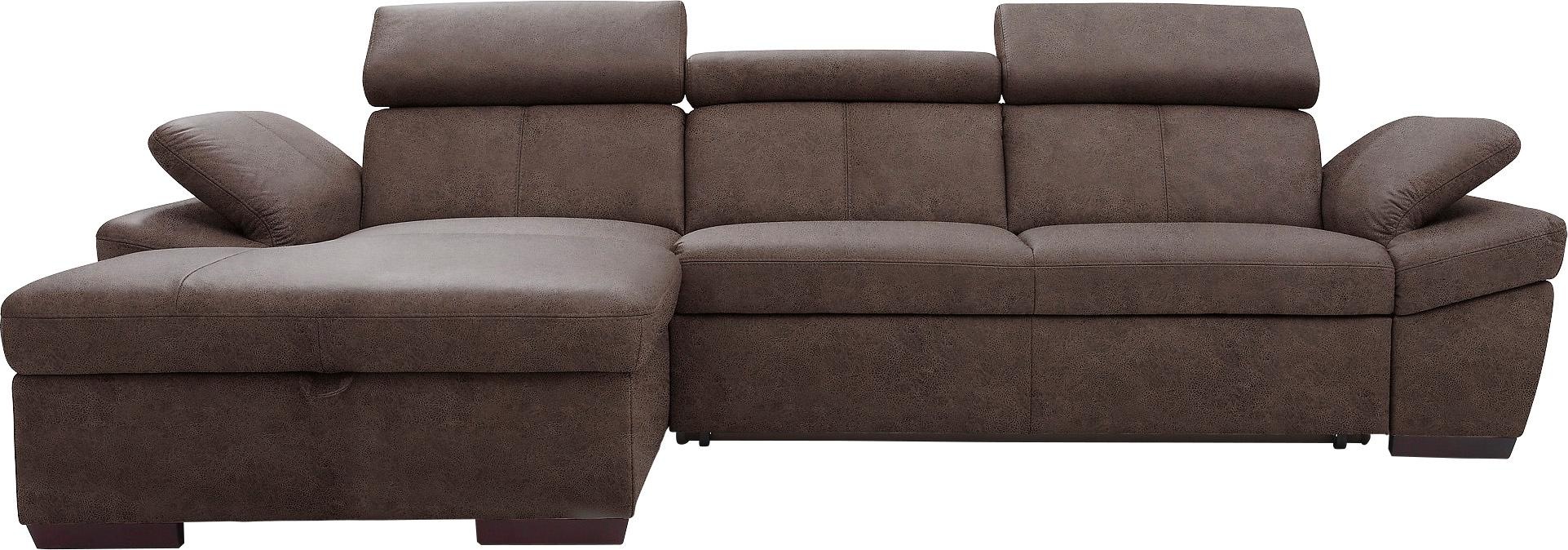 exxpo - sofa fashion Ecksofa »Salerno, Funktionssofa, Breite 280cm, hoher S günstig online kaufen