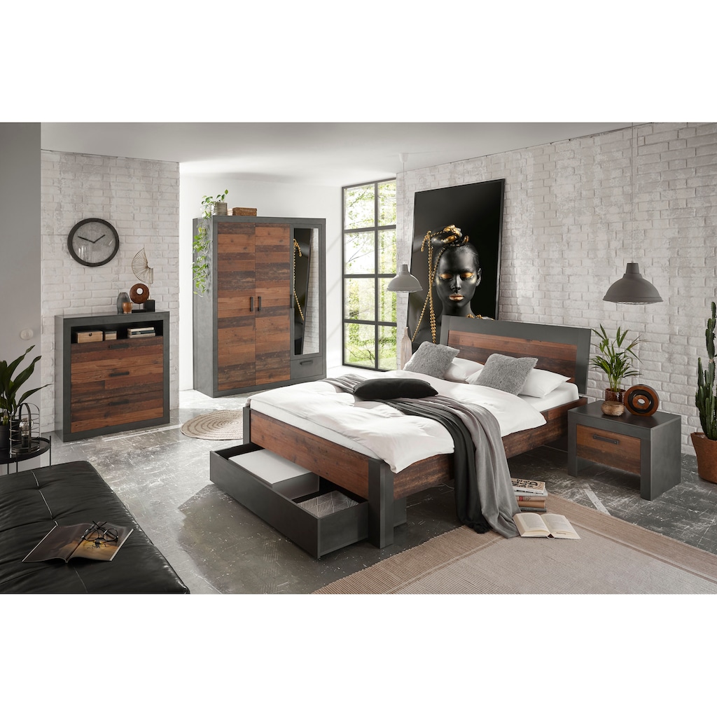 Home affaire Schlafzimmer-Set »BROOKLYN«, (Set, 5 St.)