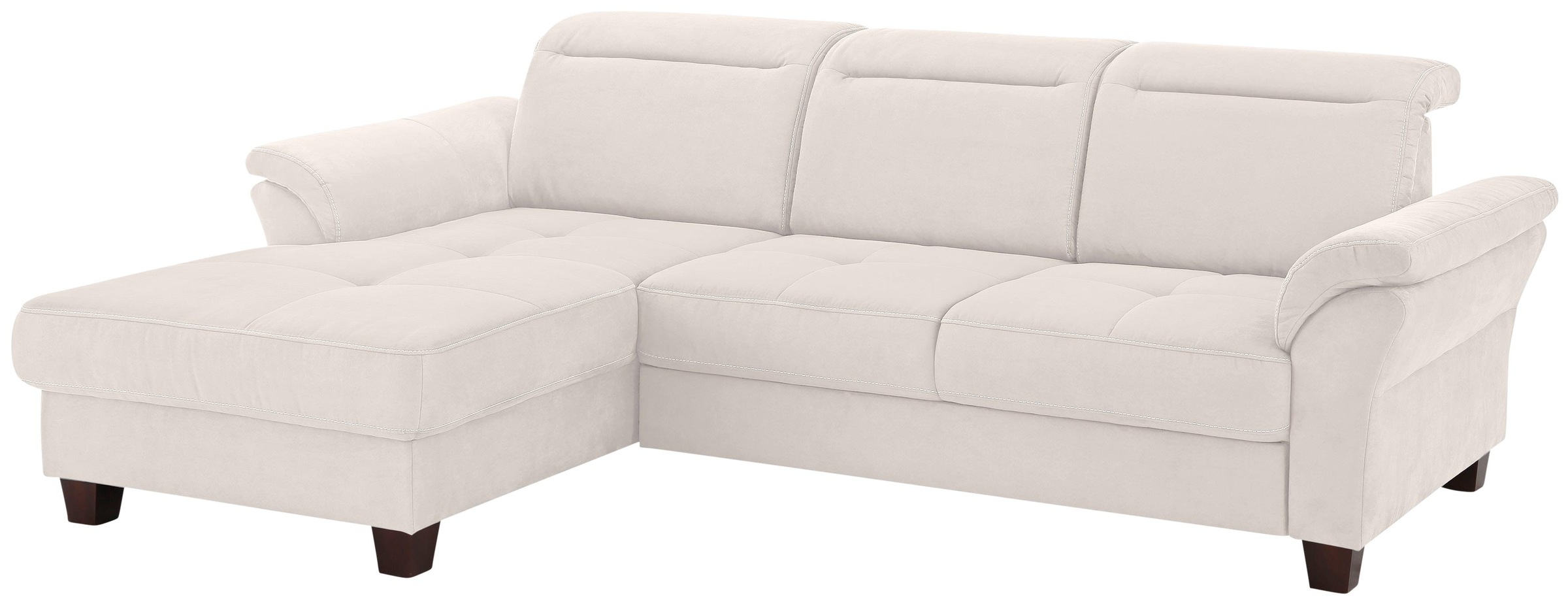 Home affaire Ecksofa »Solvei L-Form« mit Recamierenabschluß und Sitztiefenv günstig online kaufen