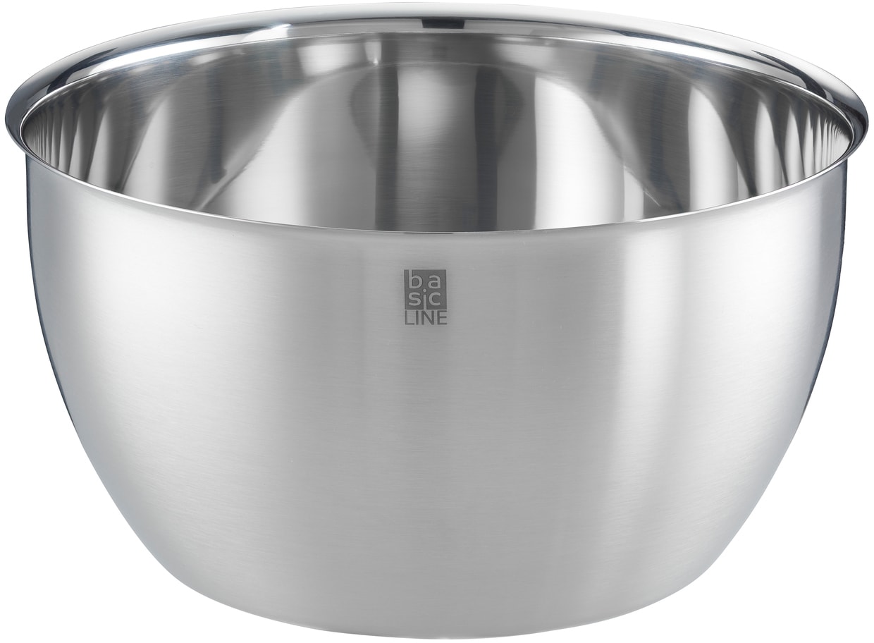 RÖSLE Schüssel »Basic Line« aus Edelstahl 18/10 für universellen Einsatz, mit Schüttrand, spülmaschinengeeignet