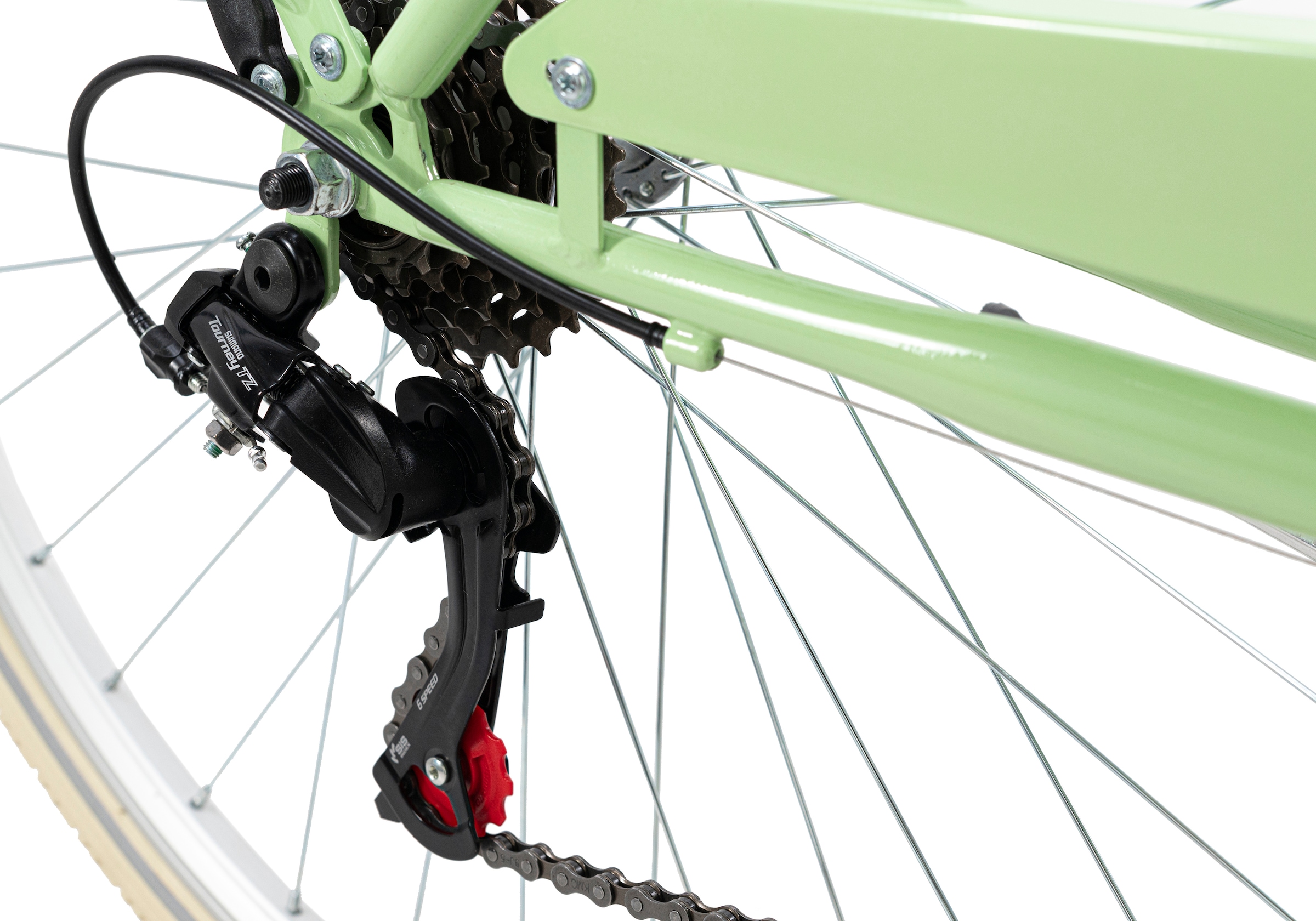 4. Bild von KS Cycling Cityrad »Swan«, 6 Gang, Shimano, Tourney Schaltwerk, Kettenschaltung