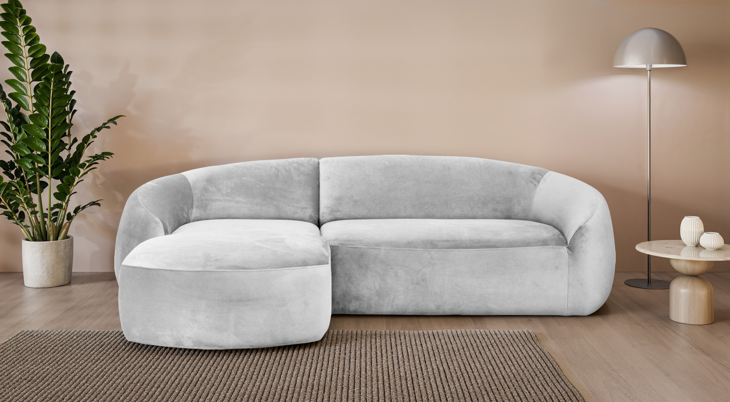LeGer Home by Lena Gercke Ecksofa »YANI, L-Form, Designersofa, organische F günstig online kaufen