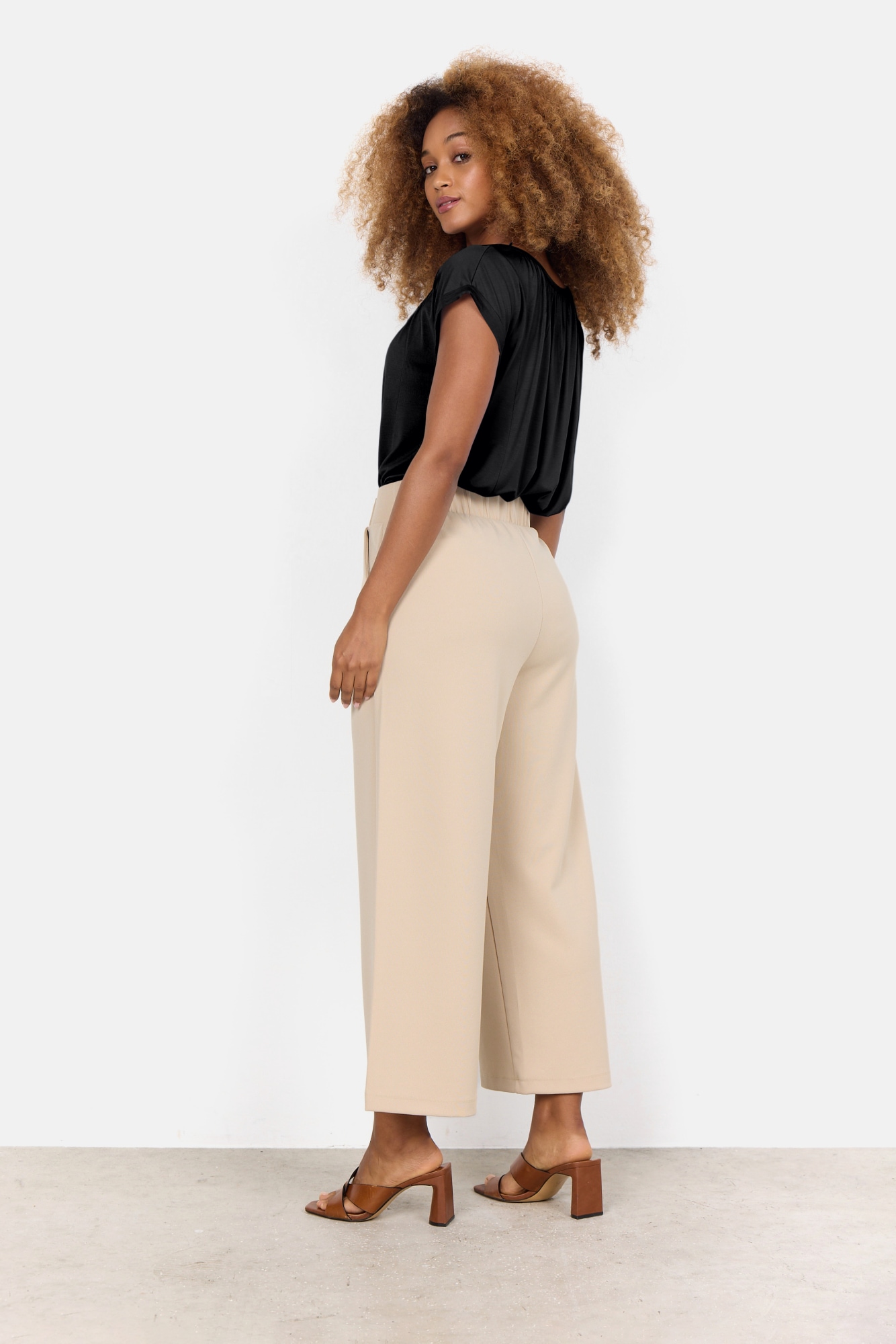 soyaconcept Schlupfhose »SC-SIHAM 36«, Sommerhose, bequeme Culotte in 7/8 Länge und lässiger Passform