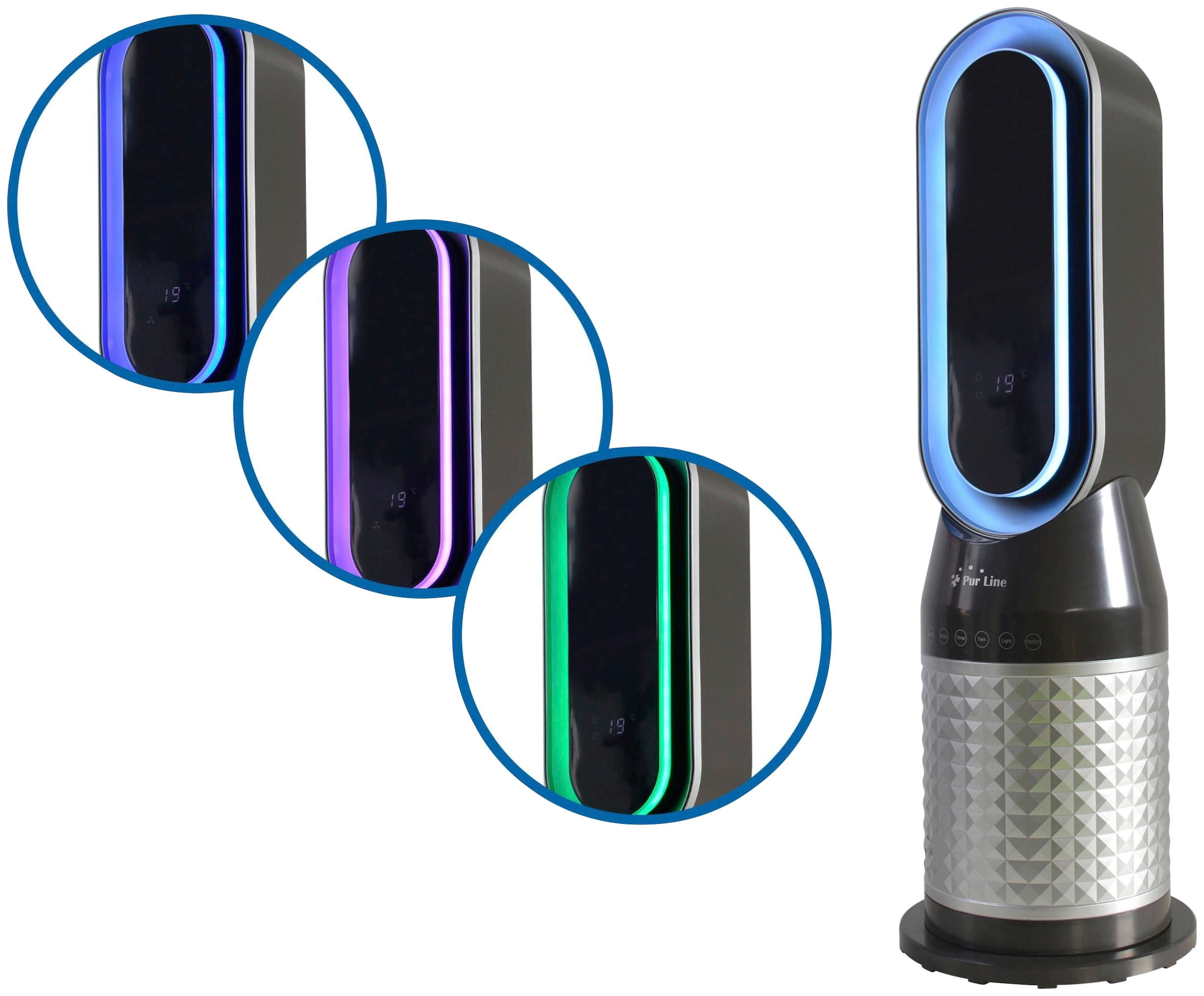 Keramikheizlüfter »HOTI T100«, 2000 W, einstellbarer Thermostat