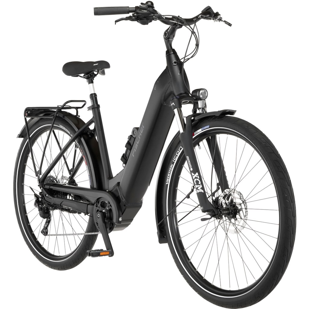 FISCHER Fahrrad E-Bike »CITA 8.0I 711«, 10 Gang, Shimano, Nexus, Mittelmotor 250 W, (Schloss)