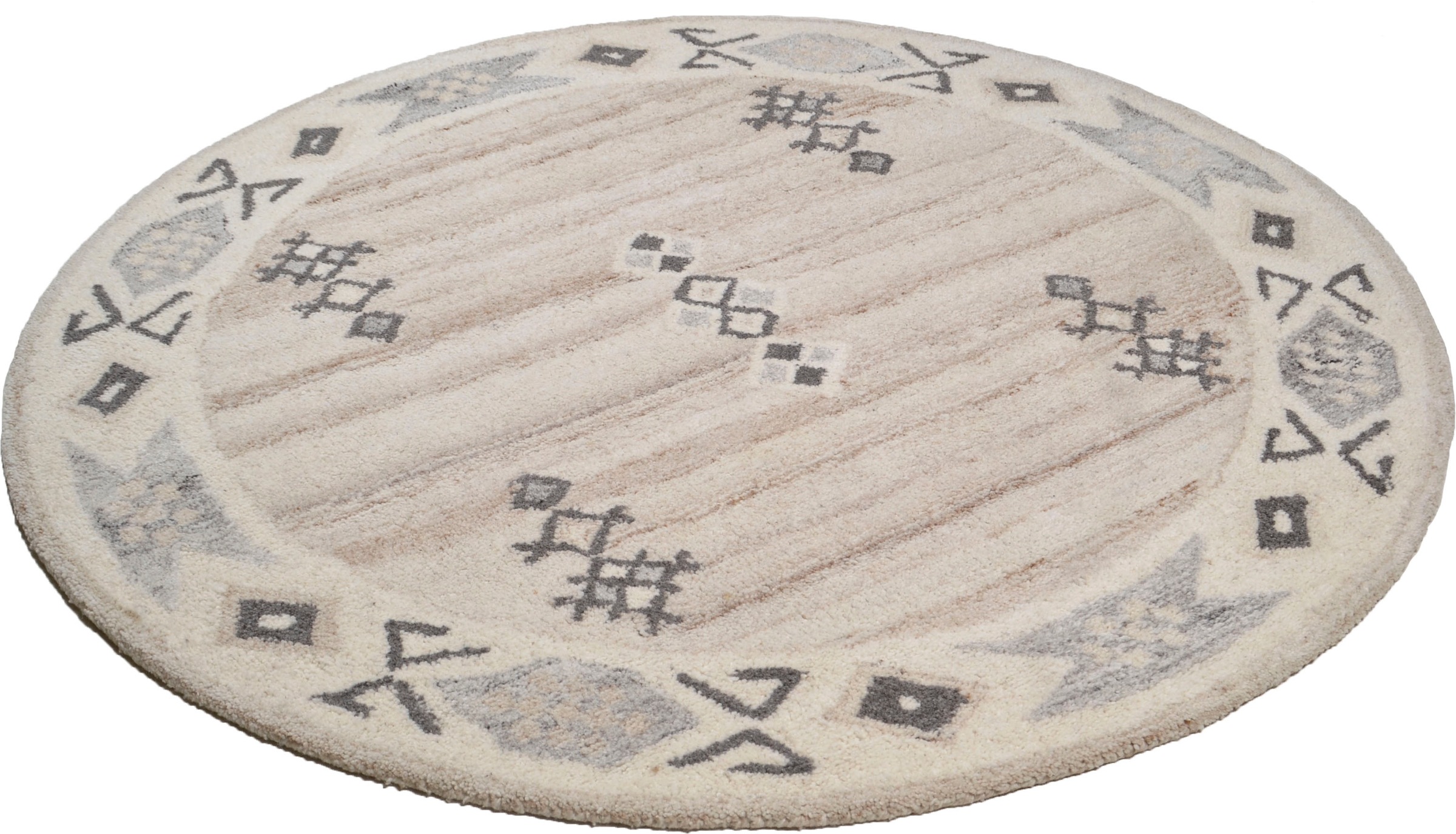 THEKO Wollteppich »Royal Berber«, rund, 18 mm Höhe, Berber Optik, reine Wol günstig online kaufen