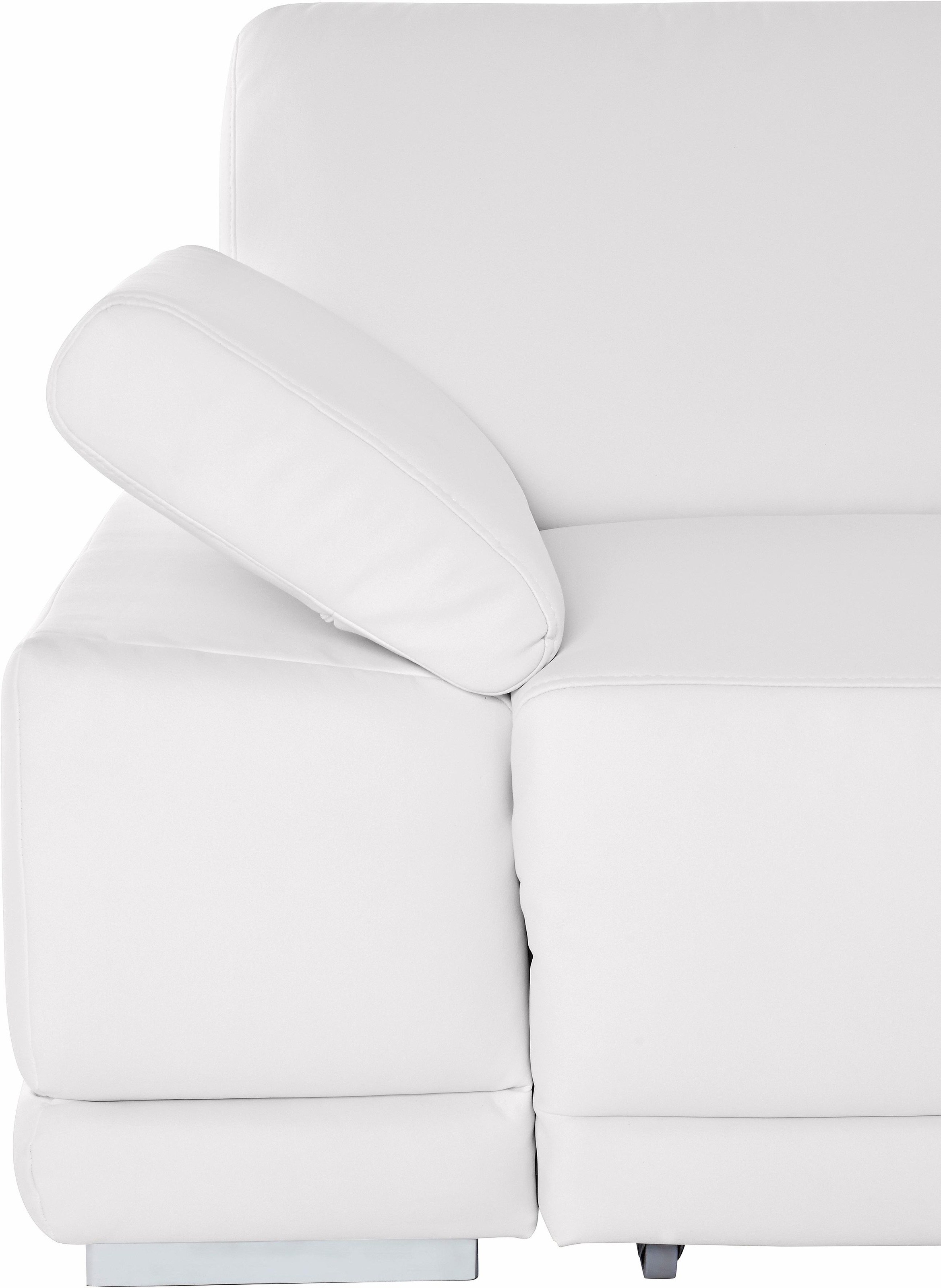 sit&more Ecksofa »Coria L-Form«, mit XL-Recamiere, wahlweise mit Bettfunktion