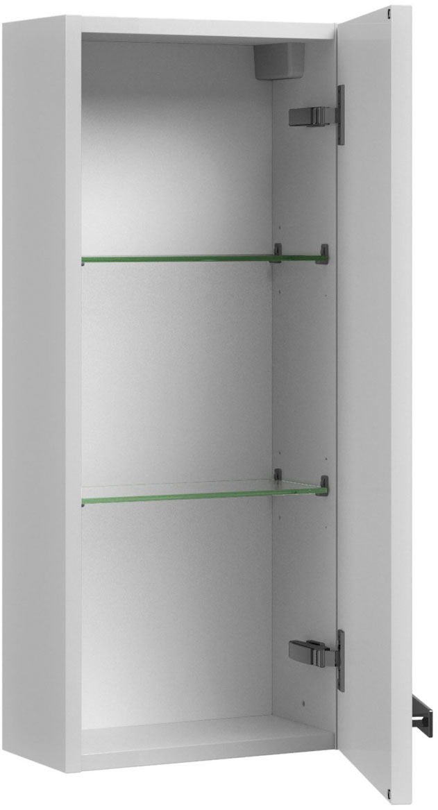 Saphir Badmöbel-Set »Serie 4005, vormontiert, Glaswaschbecken, Spiegelschrank« Set, 5 Stk. tlg.