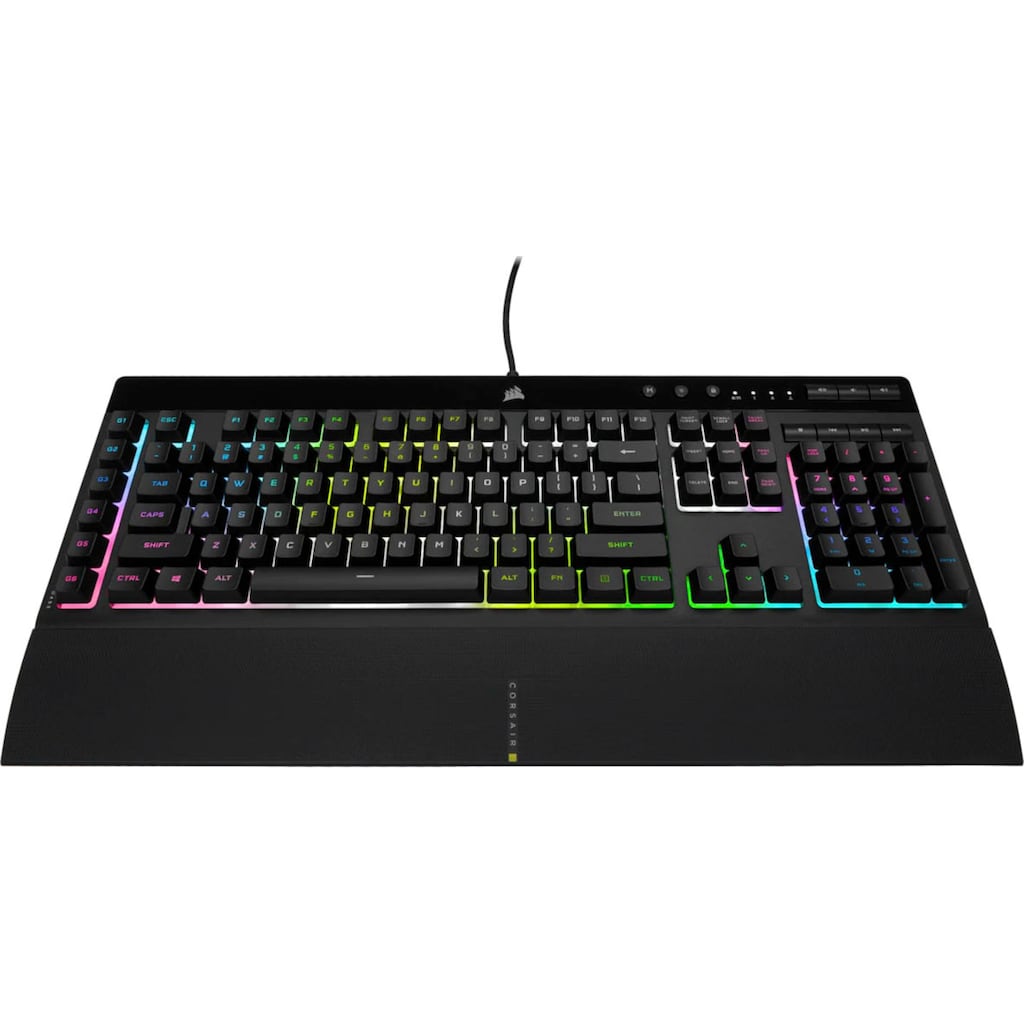 Corsair Gaming-Tastatur »K55 RGB PRO XT«, (Makrotasten-Ziffernblock-USB-Anschluss)