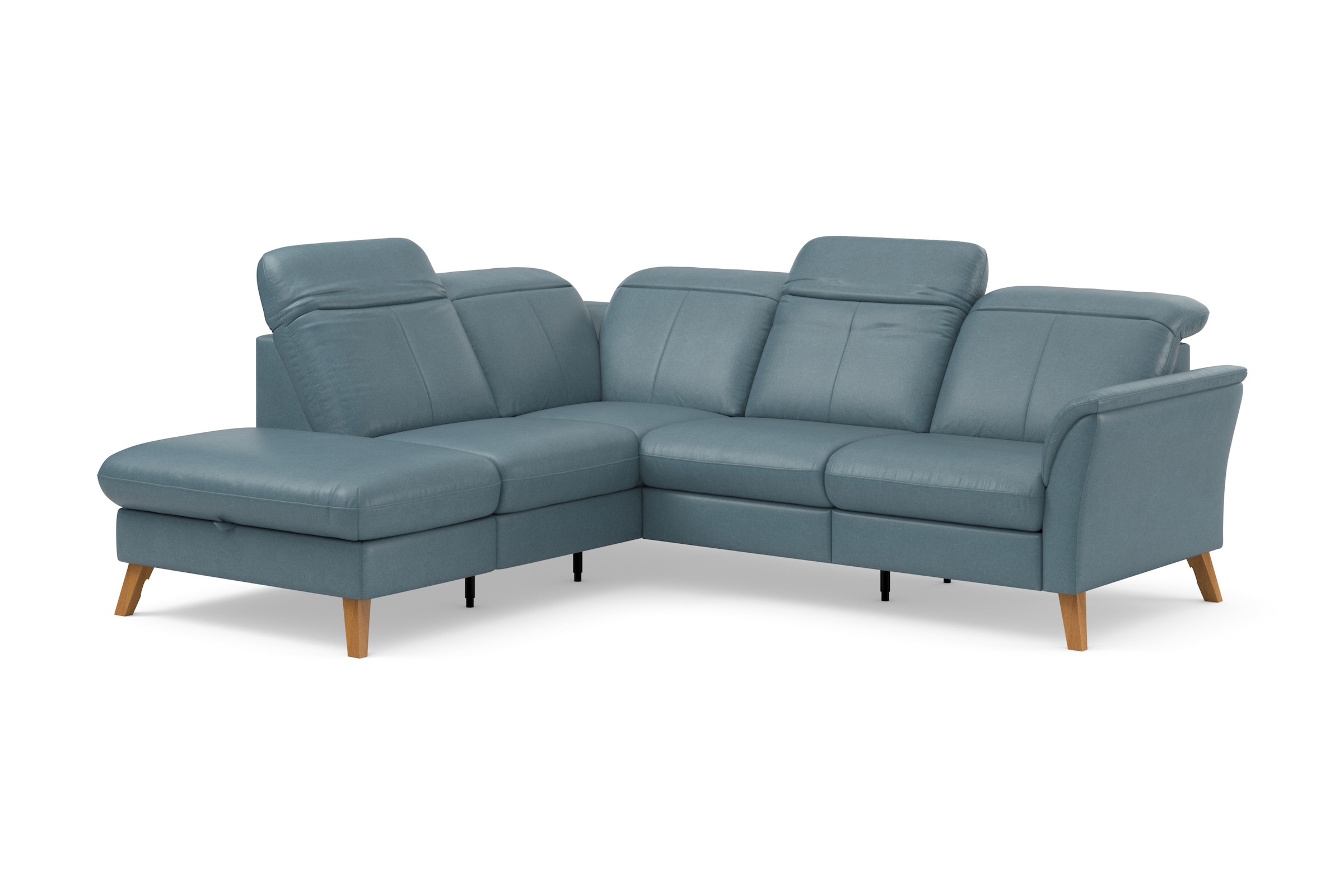 sit&more Ecksofa »Romero L-Form«, wahlweise mit oder ohne TV-Funktion, Bettfunktion, Bettkasten