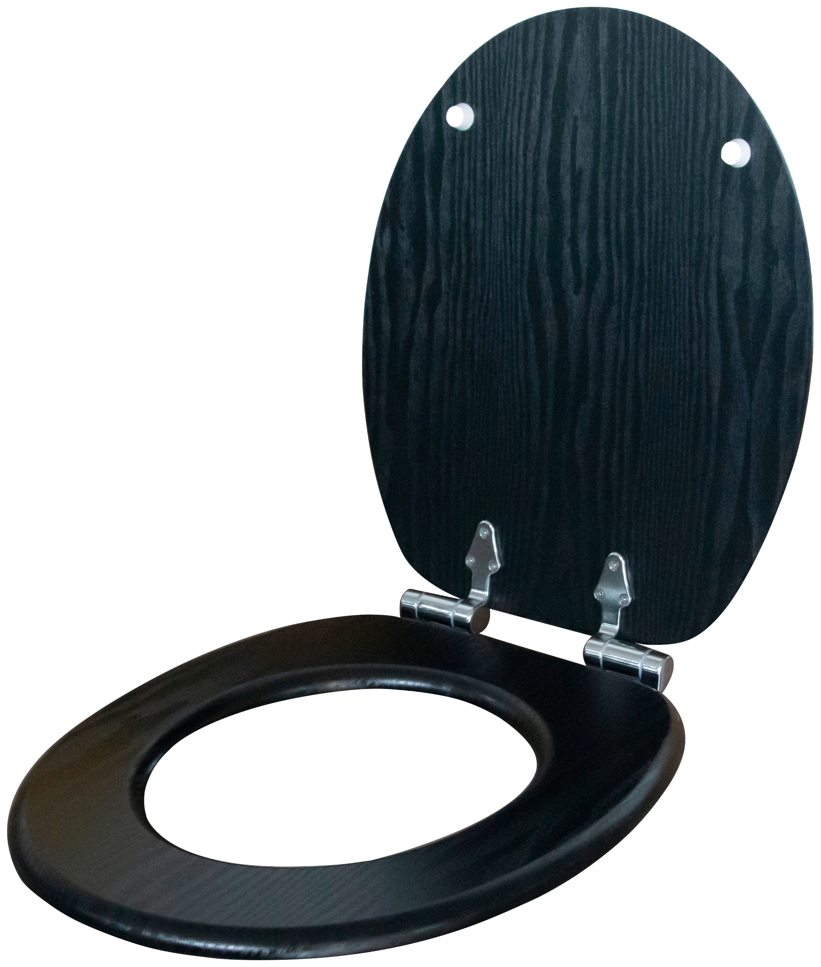 Sanilo WC-Sitz »Black Wood«, mit Absenkautomatik, BxL: 37,7 x 42,0 - 47,0 cm