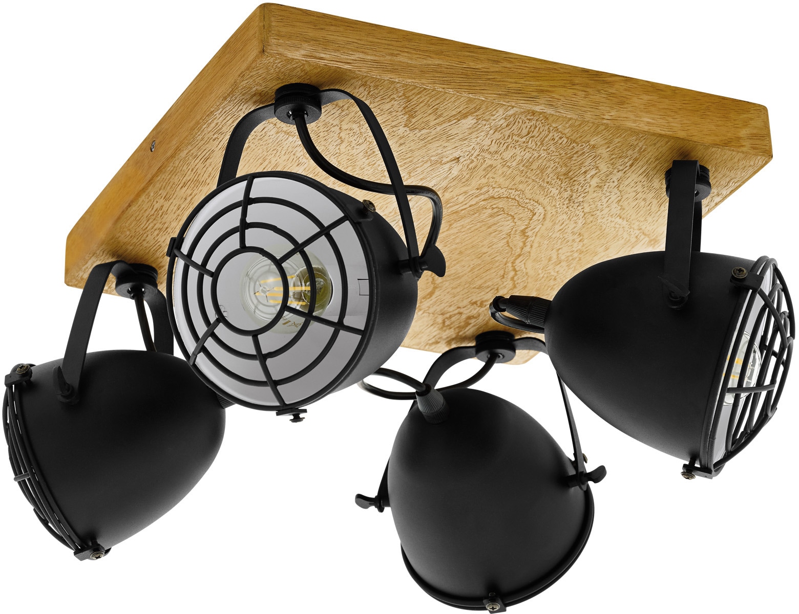 EGLO Deckenspot »GATEBECK«, 4 flammig, Leuchtmittel E14 | ohne Leuchtmittel, Deckenlampe