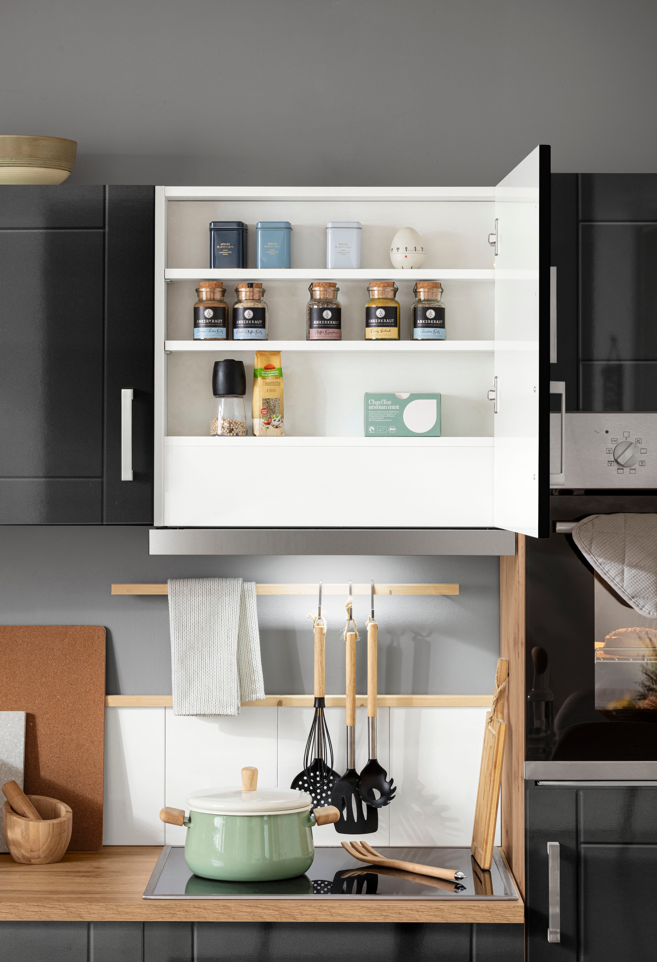 KOCHSTATION Winkelküche »KS-Tinnum«, mit E-Geräten, Stellbreite 240/330 cm