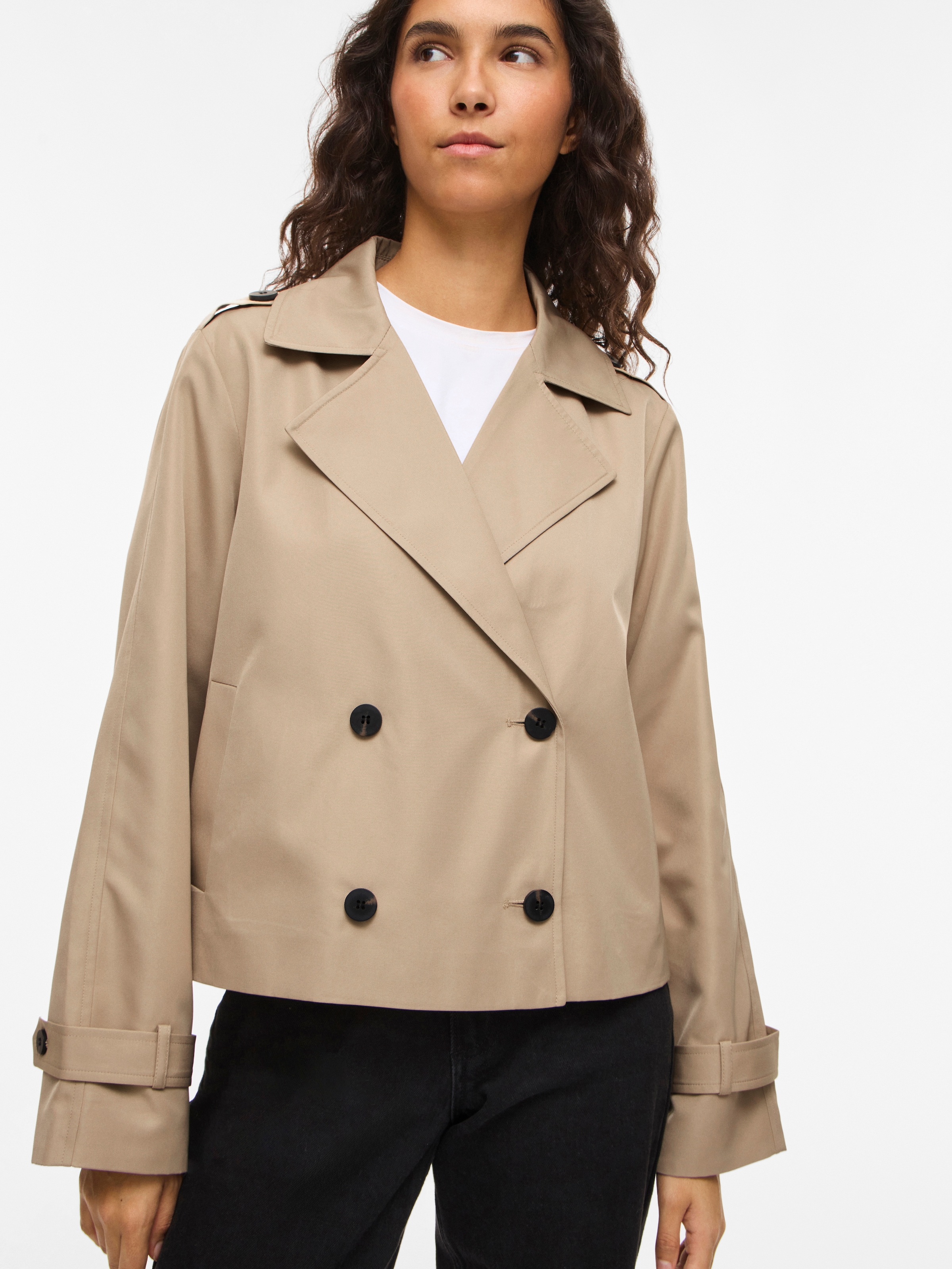 Vila Kurzmantel »VIADDISON L/S SHORT JACKET - NOOS«