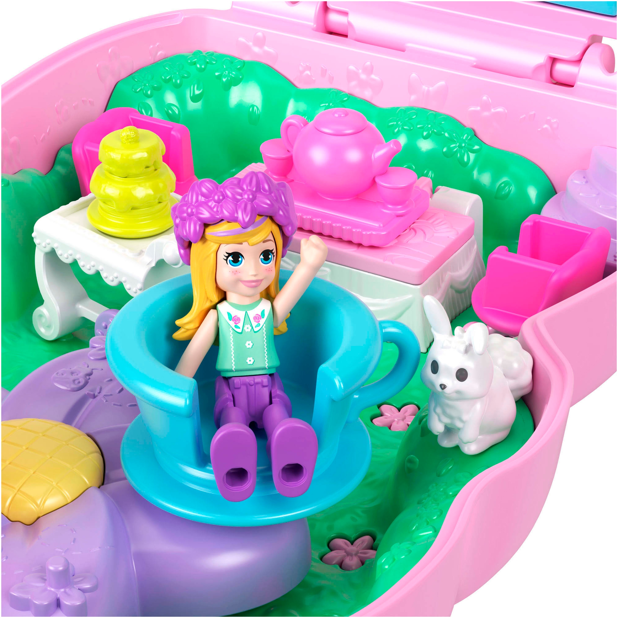 Polly Pocket Spielwelt »Teeparty-Häschen-Schatulle«