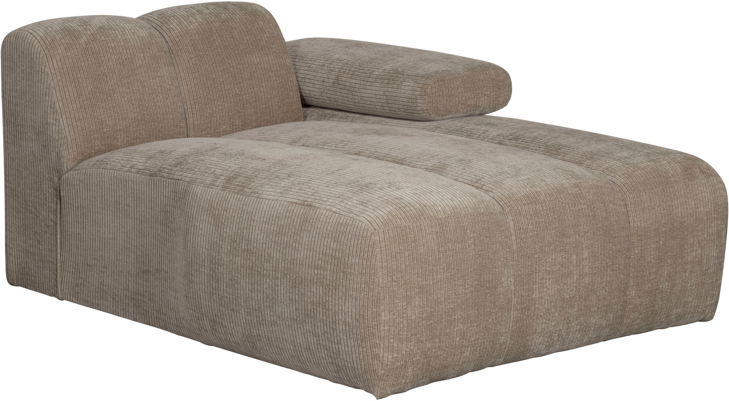 WOOOD Sofaelement »Mojo Bouclé-Bezug mit verstellbarer Armlehne B 124 x D 97 x H 74 cm« Maximale Verschleißfestigkeit, Tragkraft 120 kg, montiert geliefert