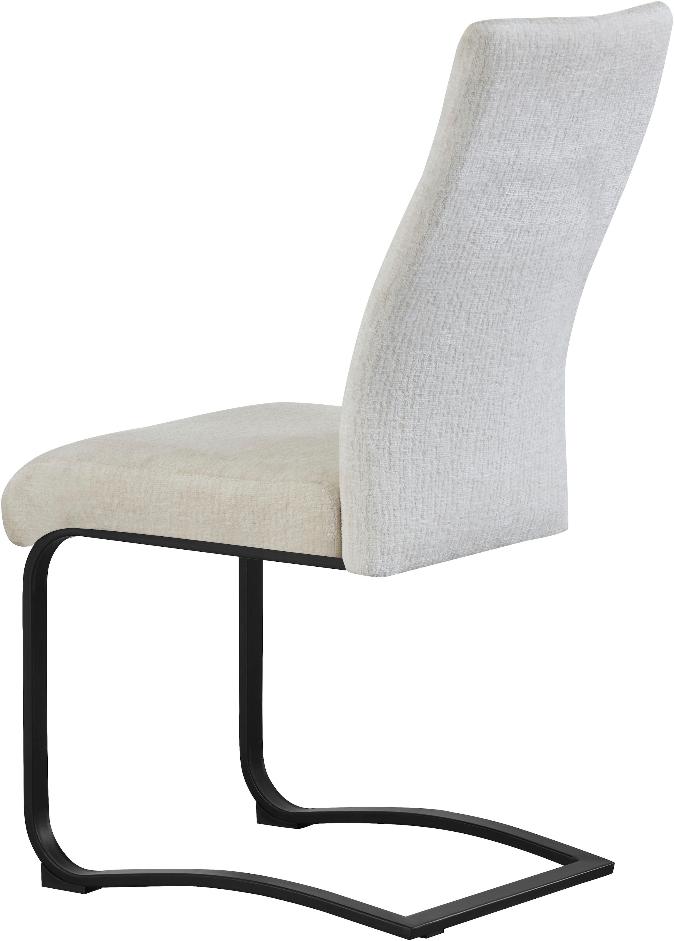 Home affaire Esszimmerstuhl »PICTOU, 2er Set, mit Metallgestell in matt schwarz« (Set) 2 Stk.in verschiedenen Farben, Belsatbarkeit pro Stuhl 120 kg