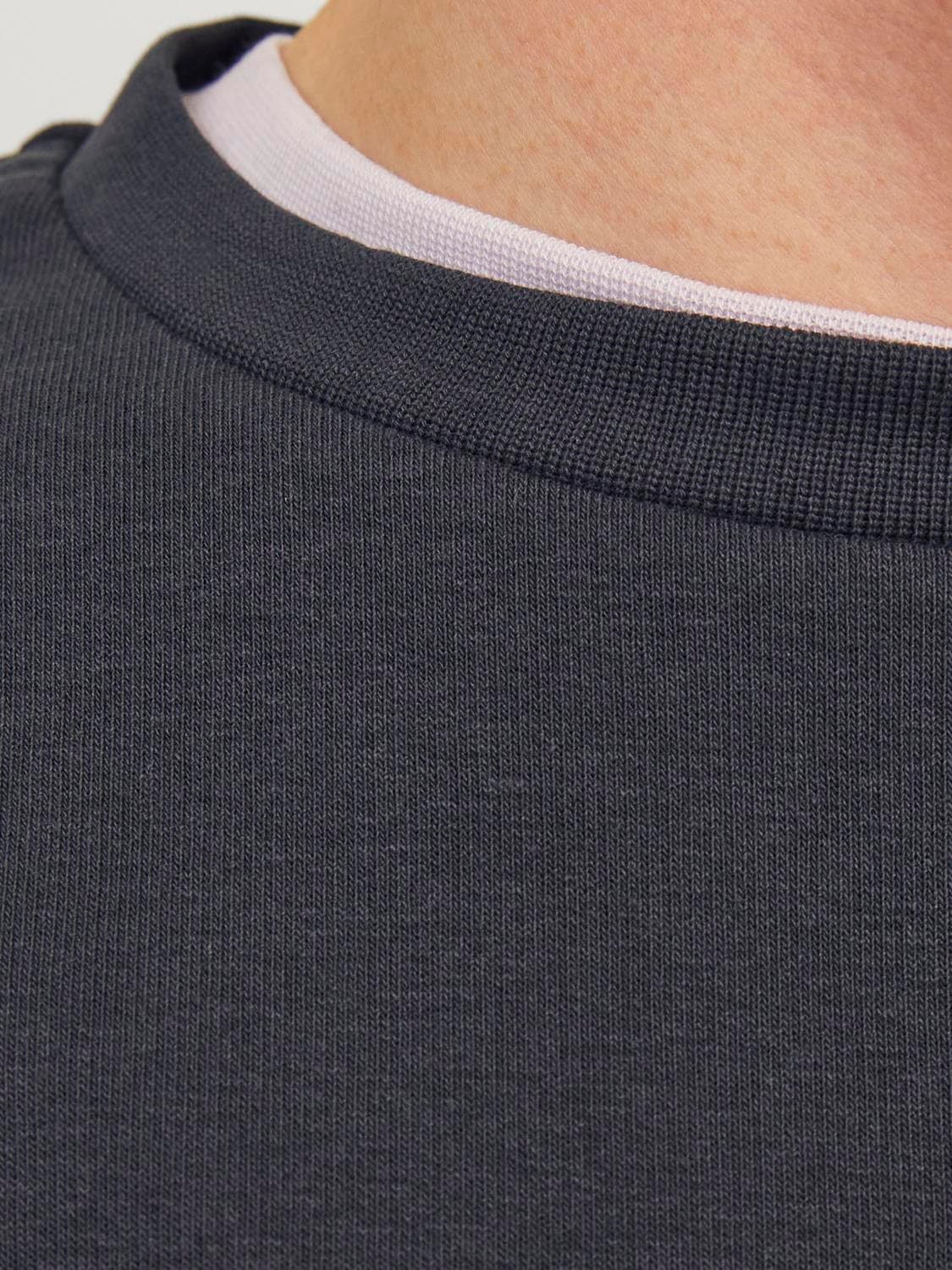 Jack & Jones Sweatshirt »JJECHARGE SWEAT CREW NECK NOOS«, mit Rippbündchen