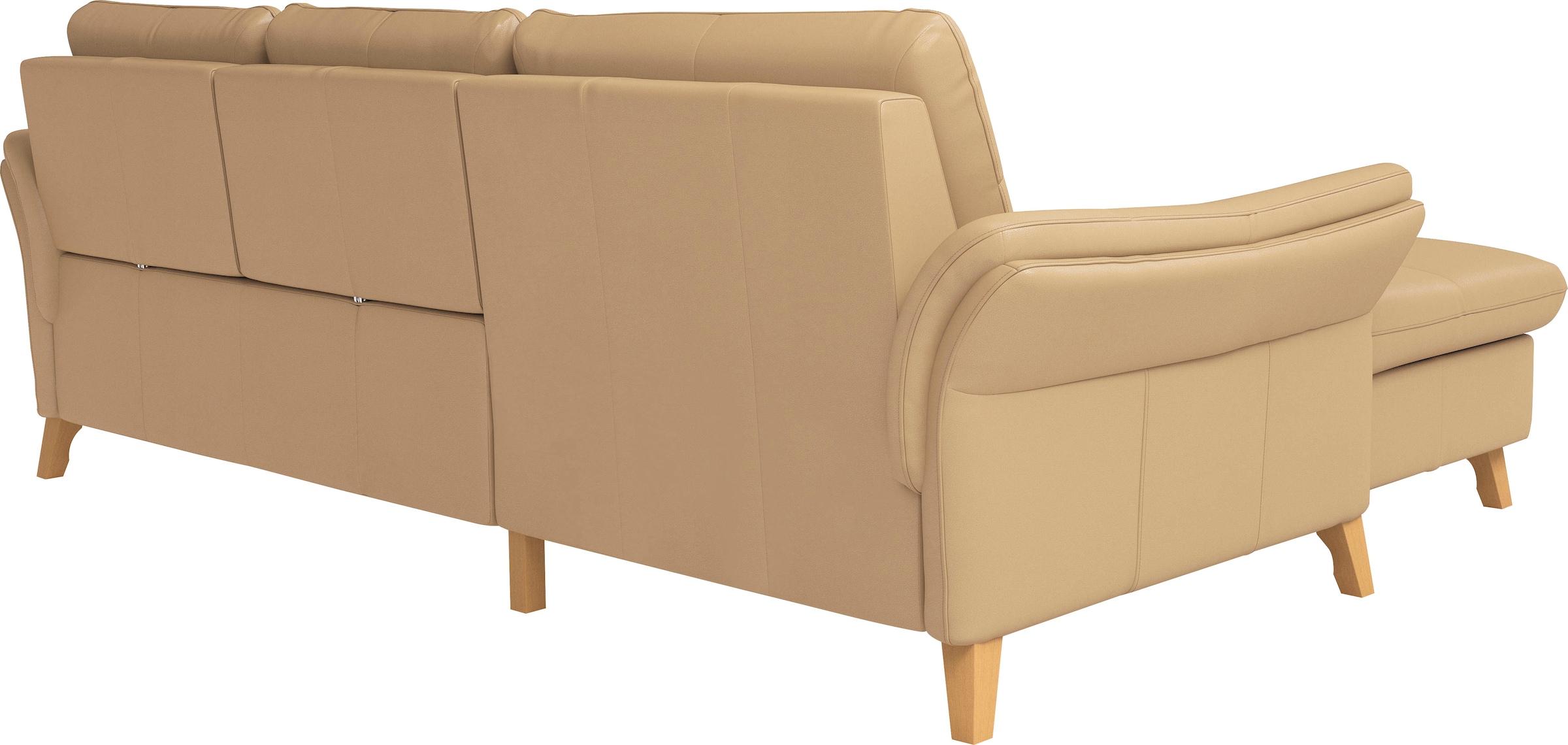 sit&more Ecksofa »Göteborg«, Sitztiefenverstellung und Federkern, wahlweise mit Bettfunktion