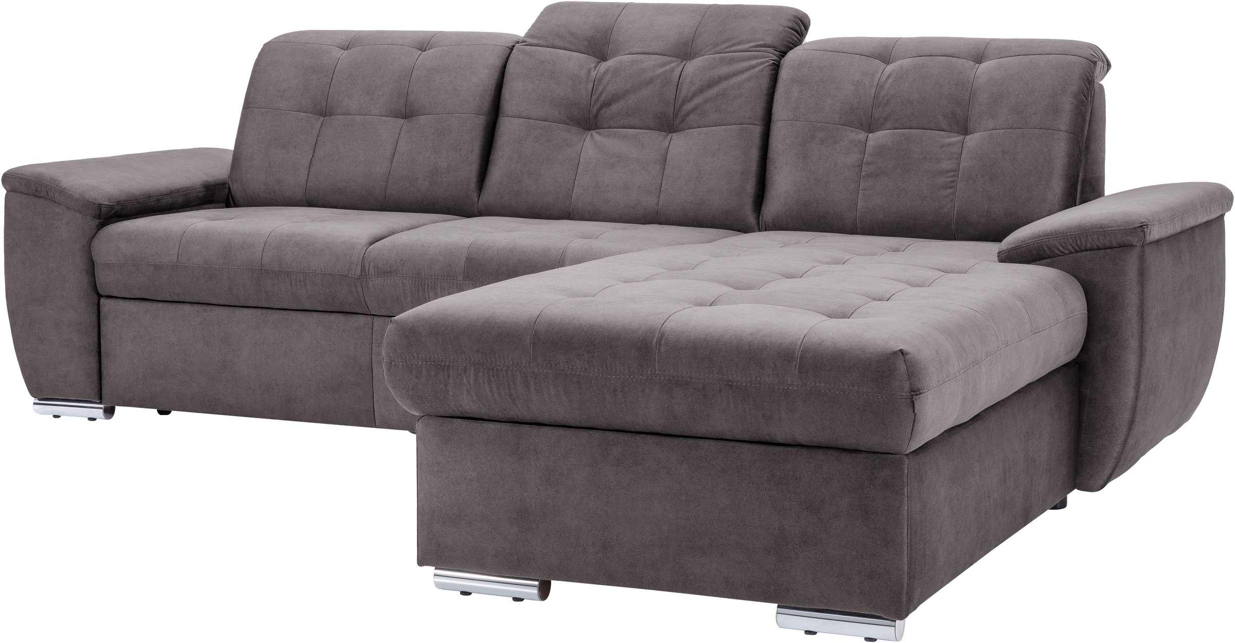 exxpo - sofa fashion Ecksofa »Derby Inkl. Kopfteilverstellung, wahlw. Bett günstig online kaufen
