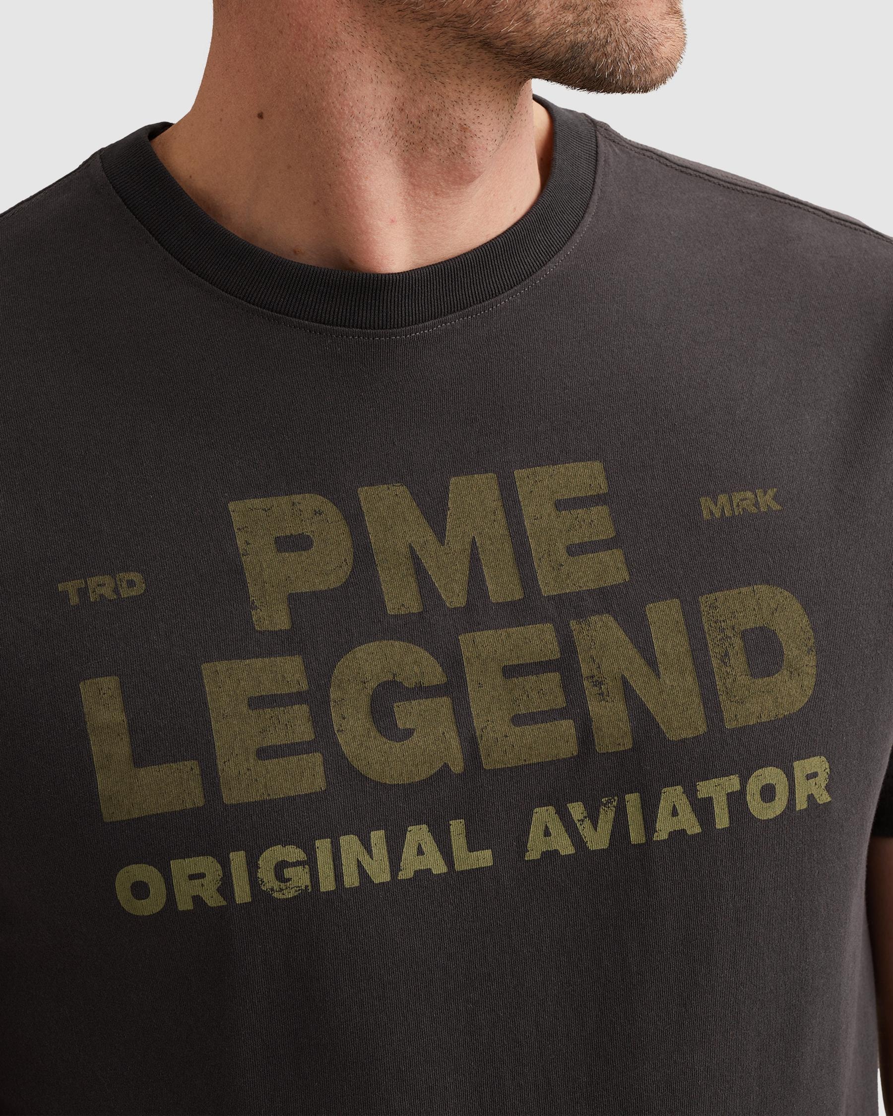 PME LEGEND Print-Shirt »T-shirt RH open end jersey« Sommershirt mit Logo-Print