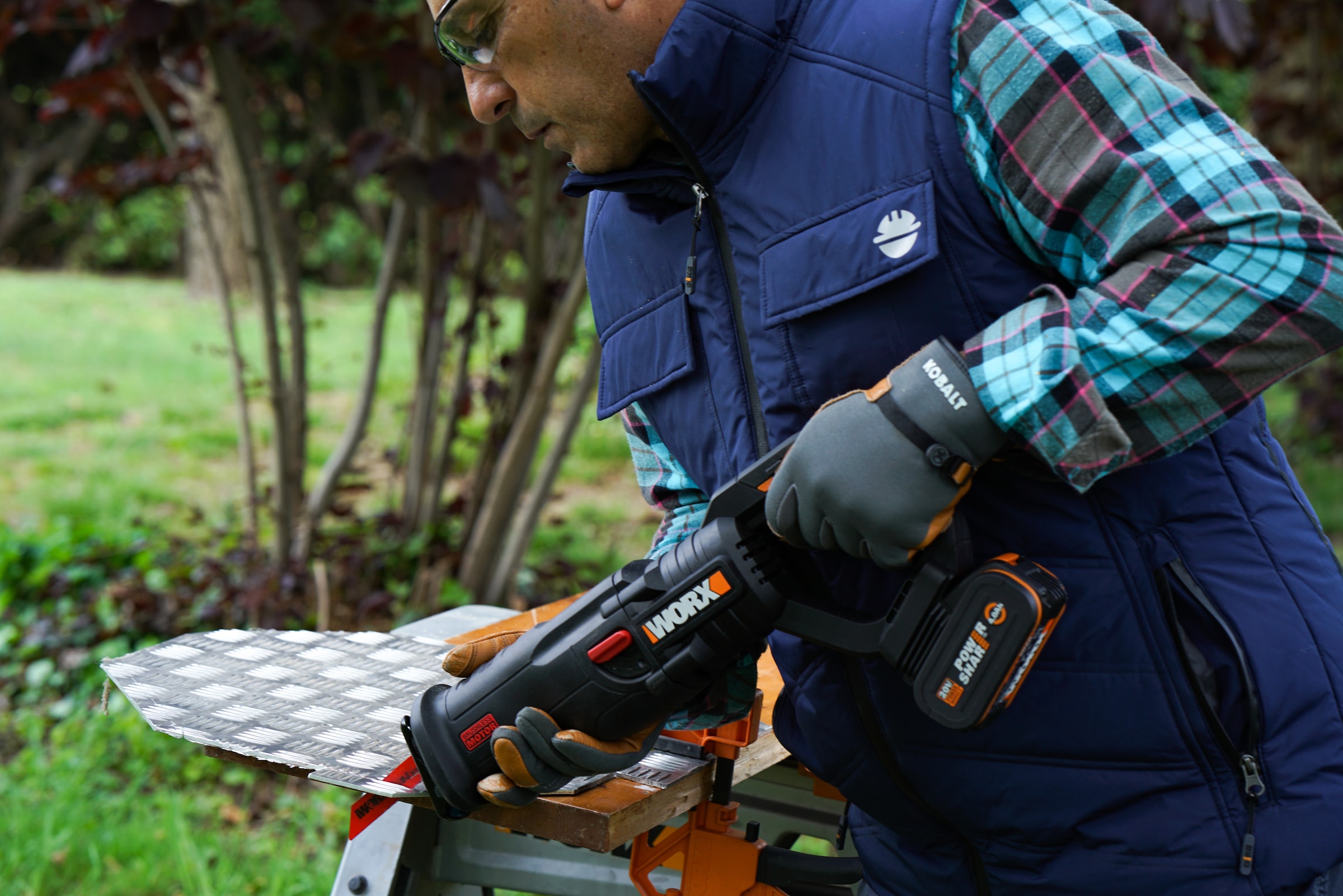 Worx Akku-Säbelsäge »WX516.9 NITRO«, Brushless-Motor, variable Drehzahlregelung, ohne Akku & Ladegerät