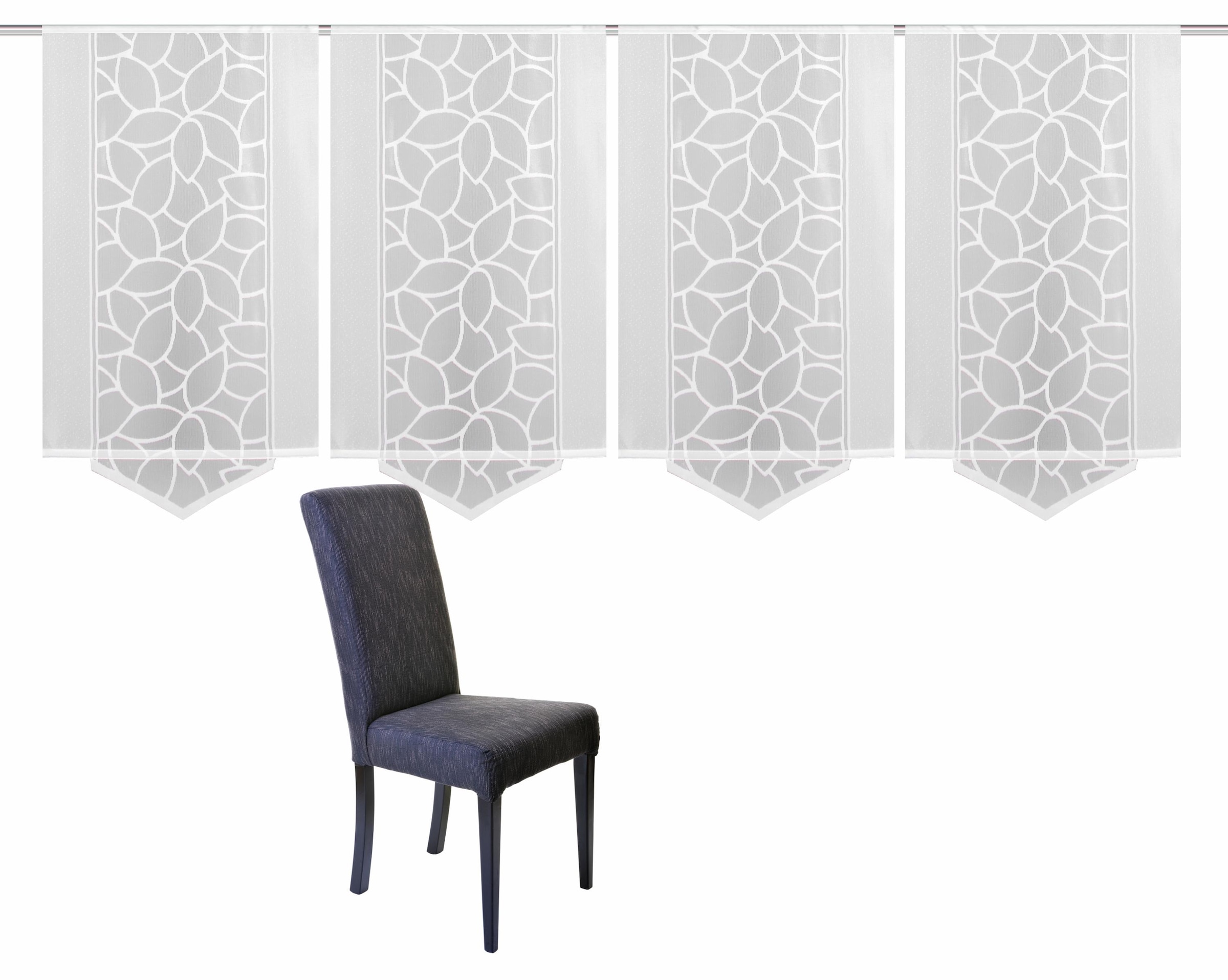 HOME WOHNIDEEN Schiebegardine »JENNA«, (4 St.), Schiebevorhang Jacquard Set günstig online kaufen