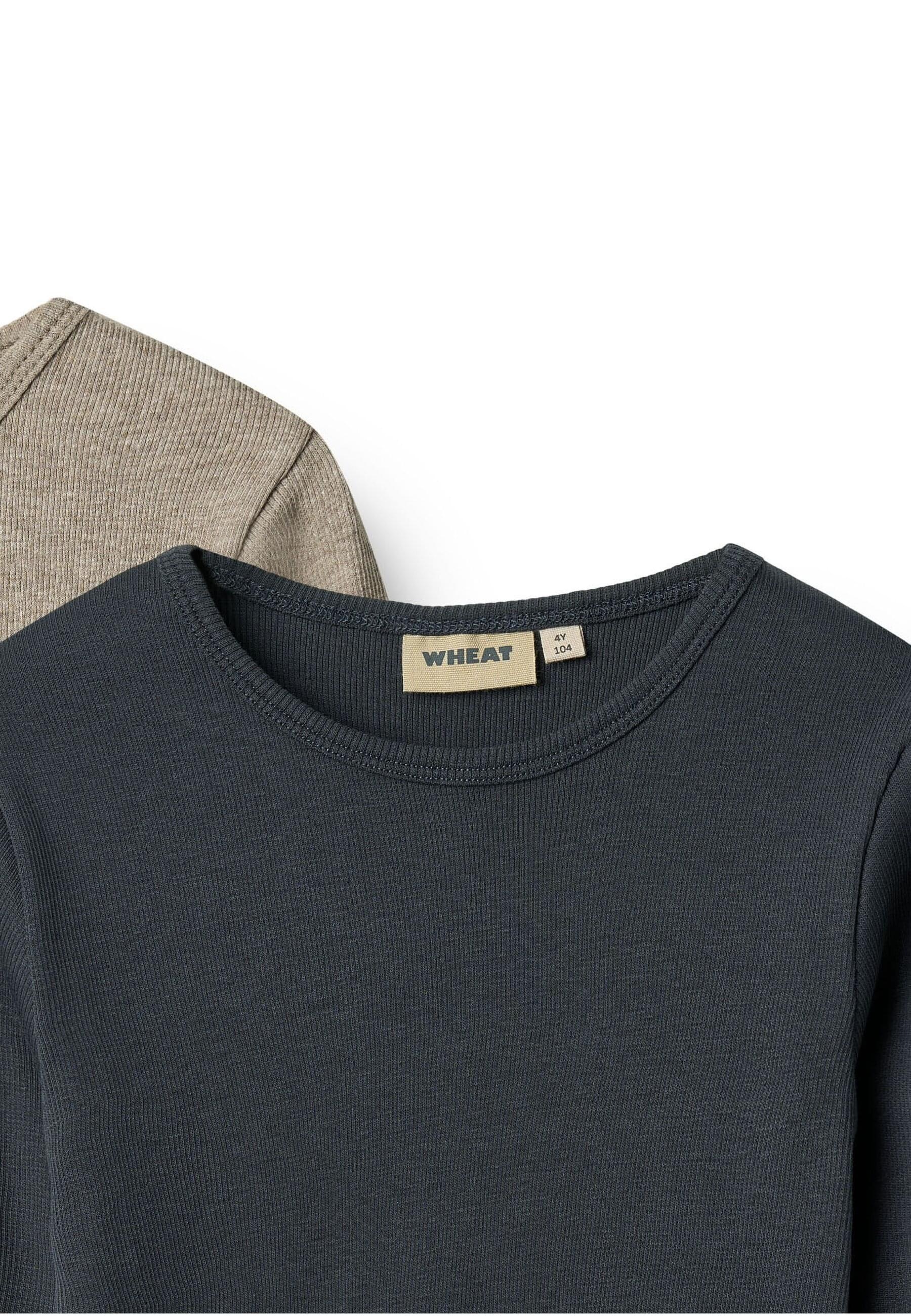 WHEAT Longsleeve »WHEAT 2 Rib T-shirt L/S Stig«