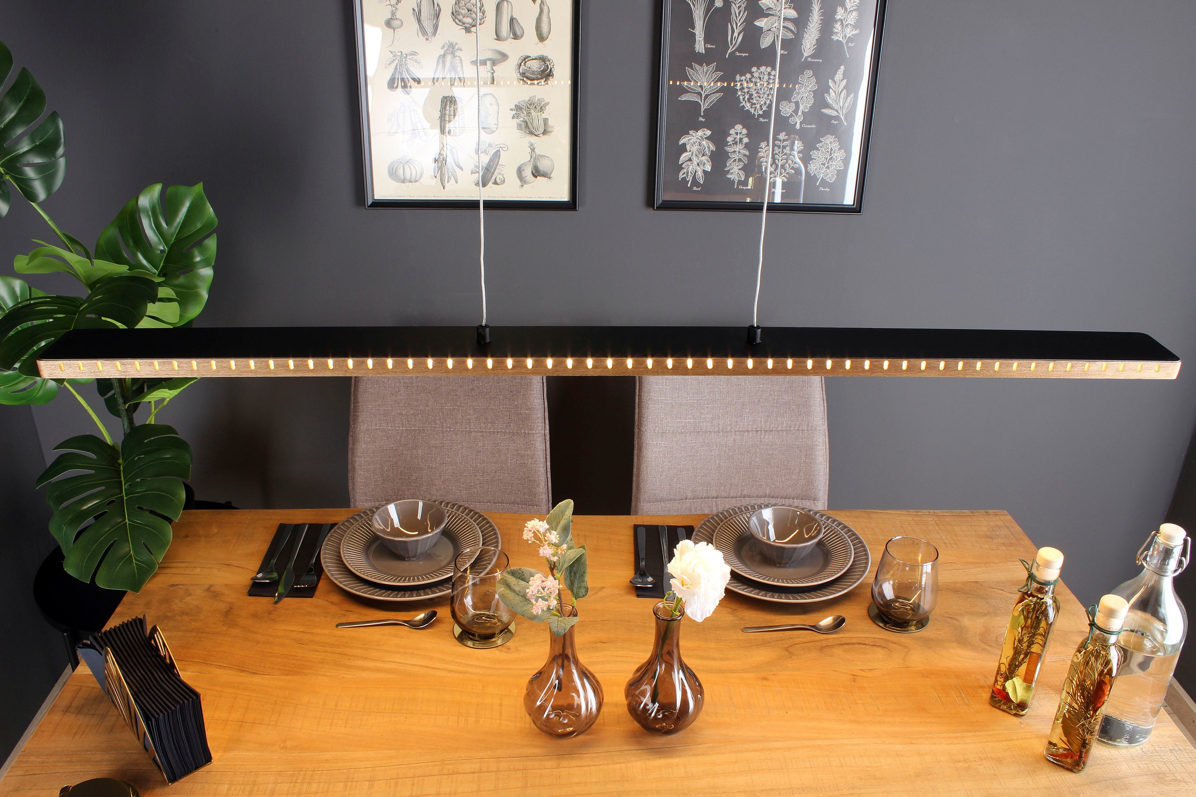 LUCE Design LED Pendelleuchte »Solaris«, Leuchtmittel LED-Modul | LED fest integriert