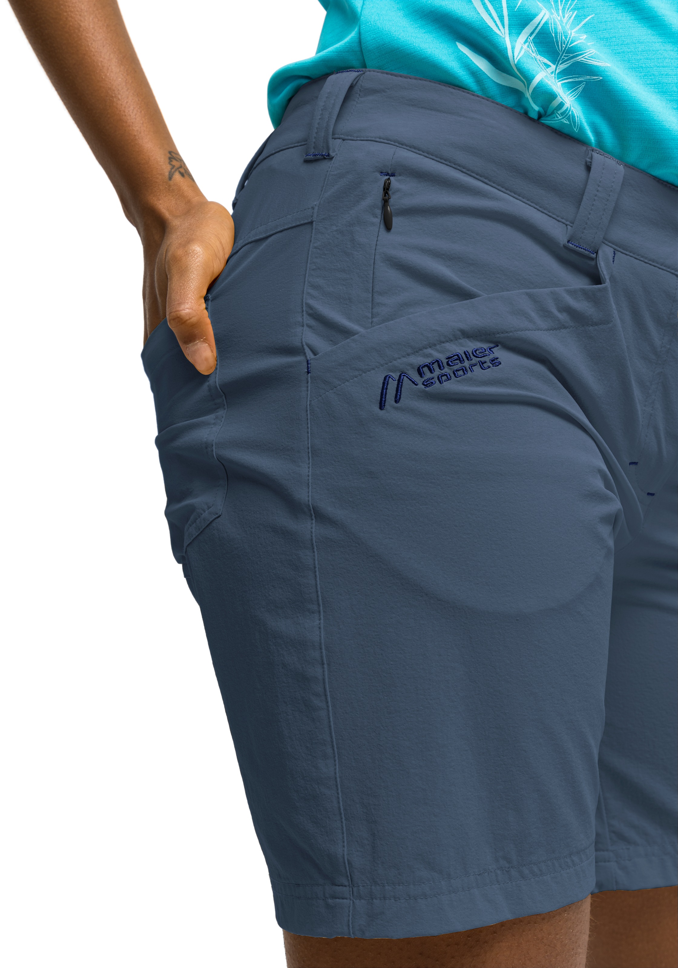 Maier Sports Funktionsshorts »Lulaka Shorts«  Damen Shorts, kurze Wanderhose, Outdoorhose mit 4 Taschen, Regular Fit