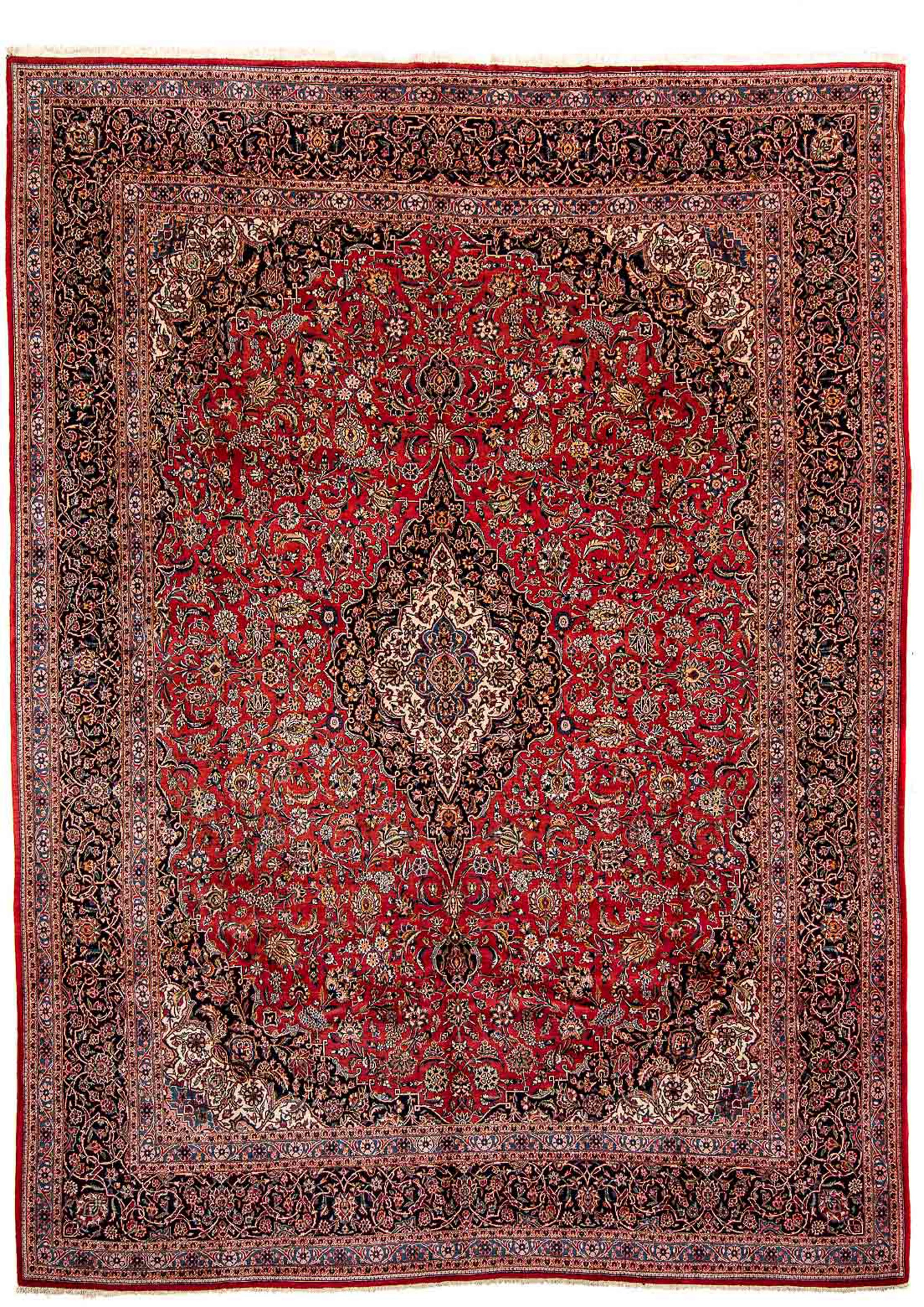 morgenland Orientteppich »Perser - Keshan - 445 x 330 cm - rot«, rechteckig günstig online kaufen