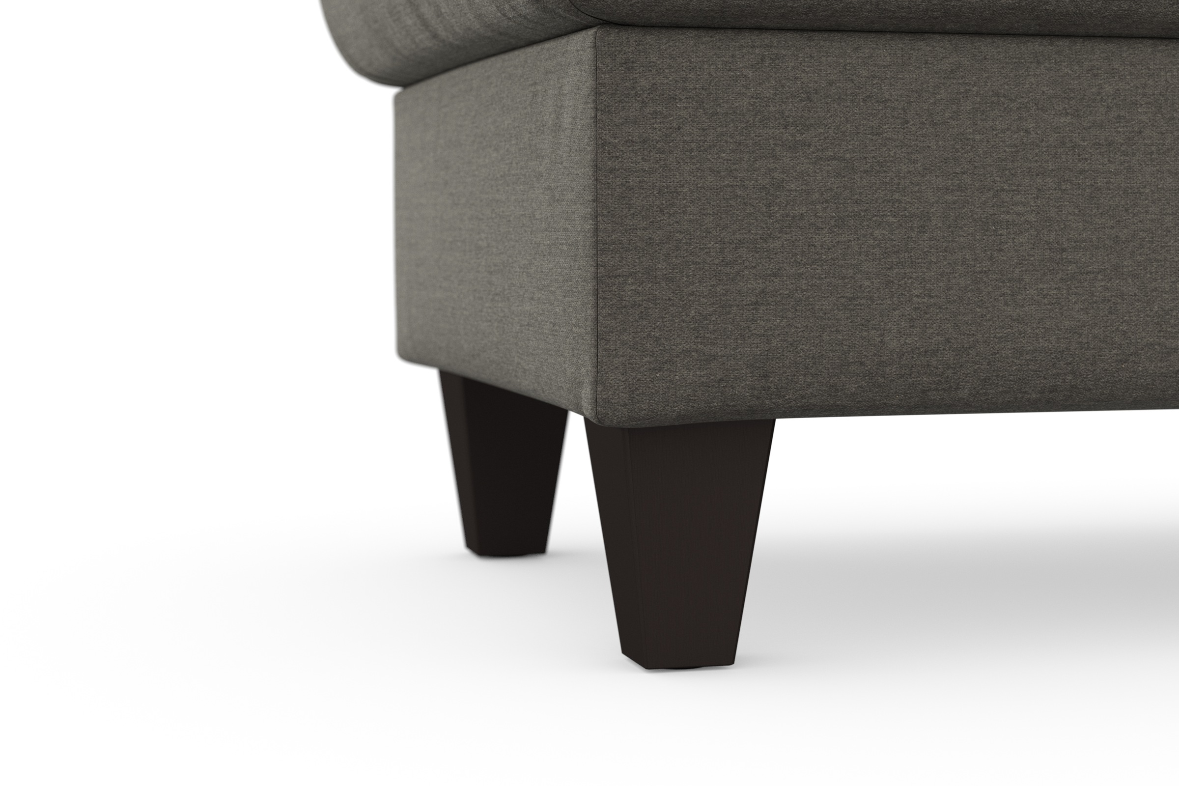 sit&more Stauraumhocker »Farö«, mit Stauraum und Federkern und wengefarbenen Füßen